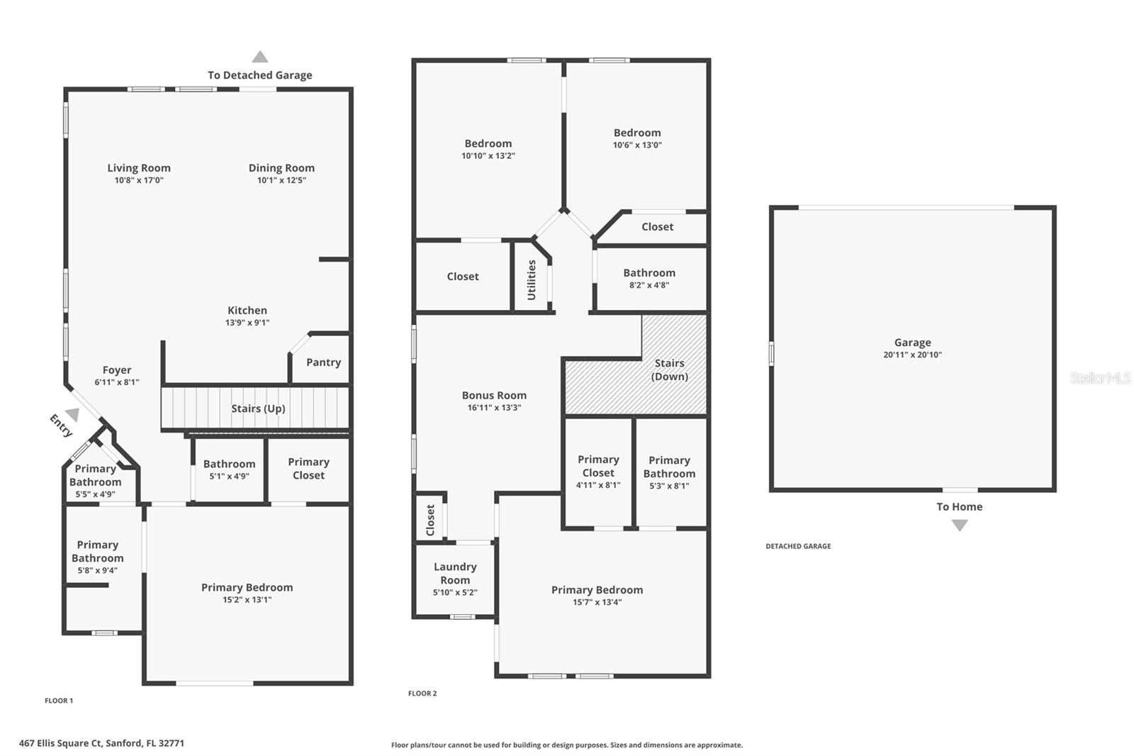 467 ELLIS SQUARE CT, SANFORD, FL, 32771
