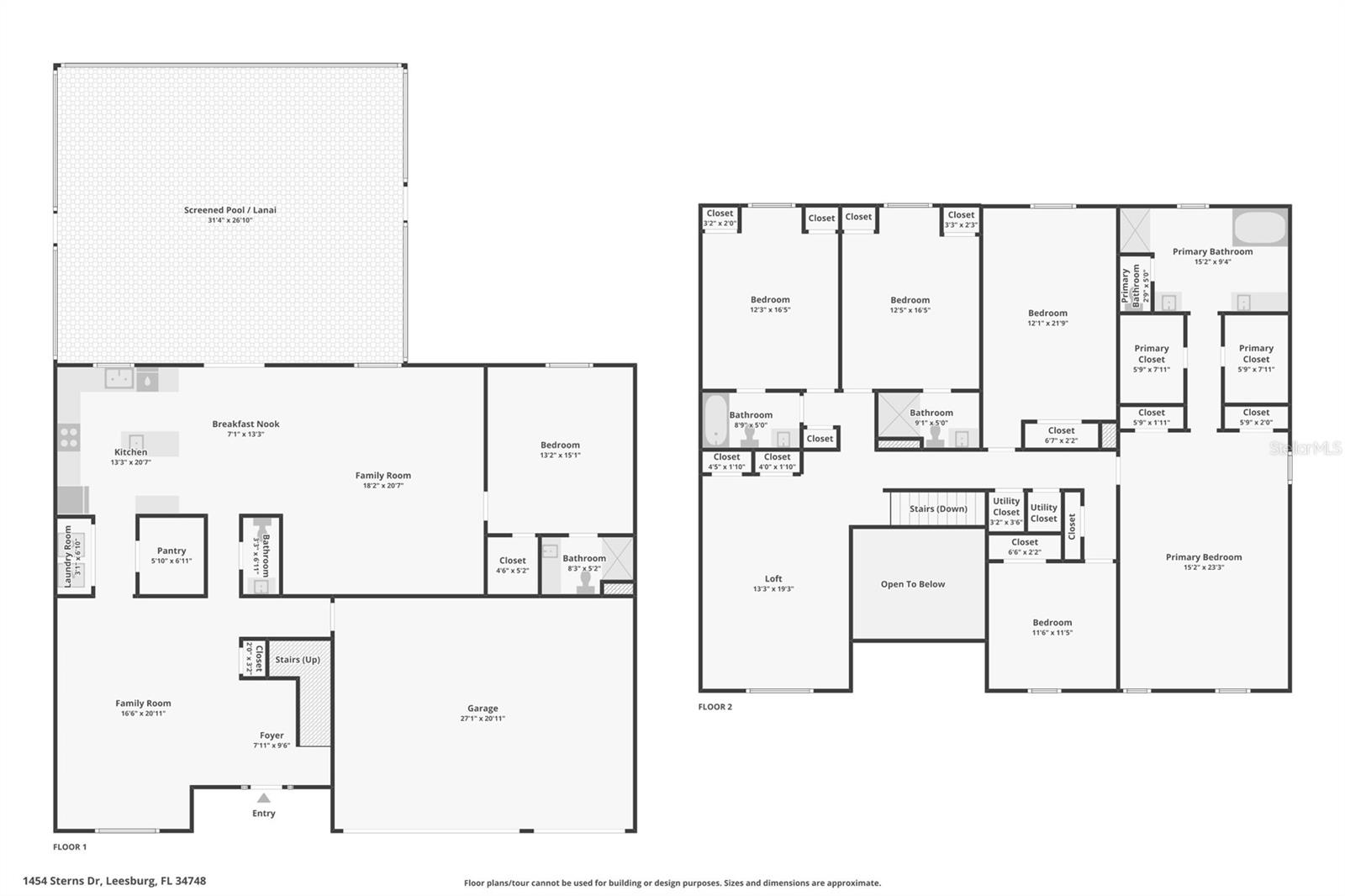 1454 STERNS DR, LEESBURG, FL, 34748