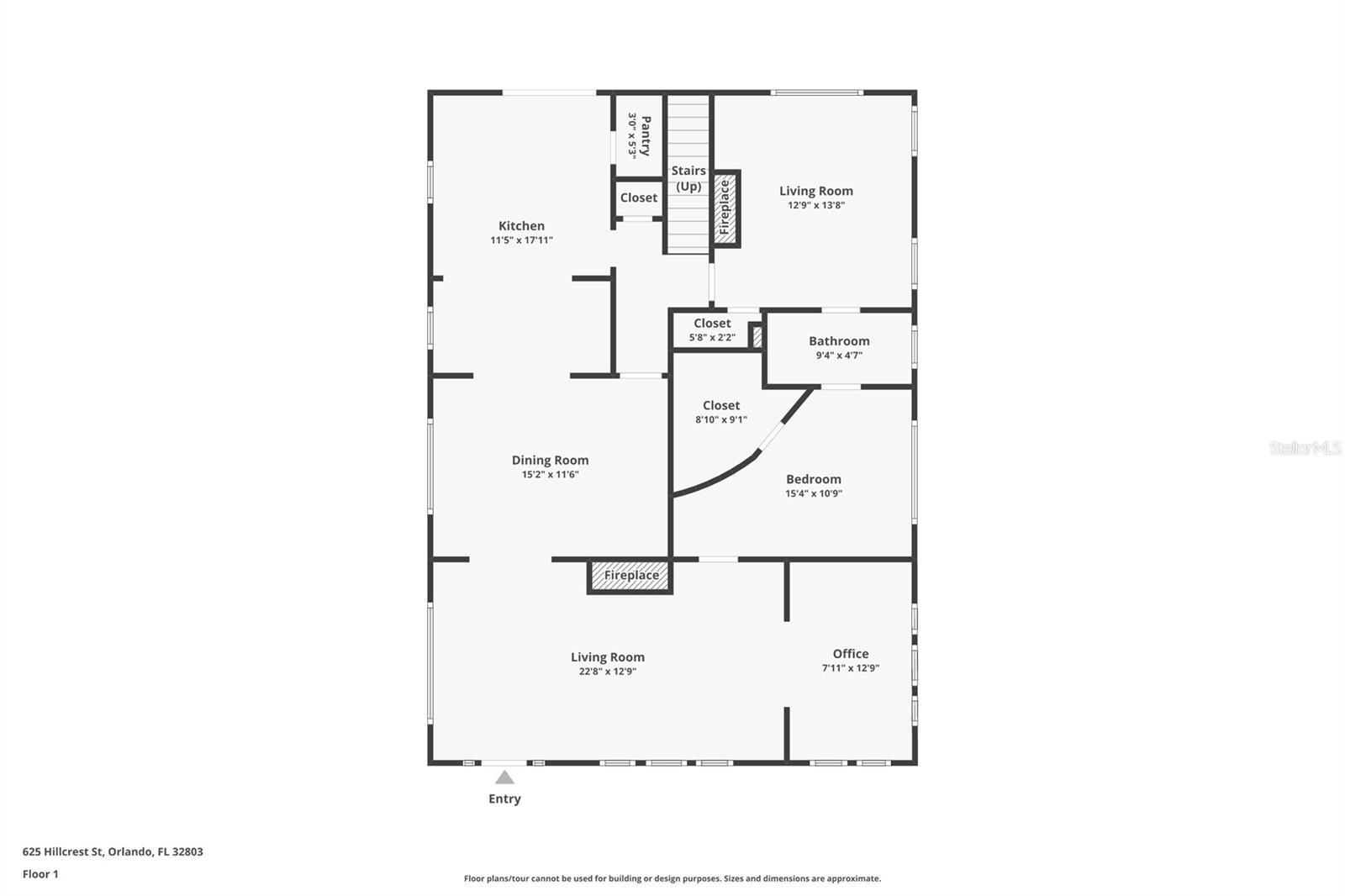 625 HILLCREST ST, ORLANDO, FL, 32803