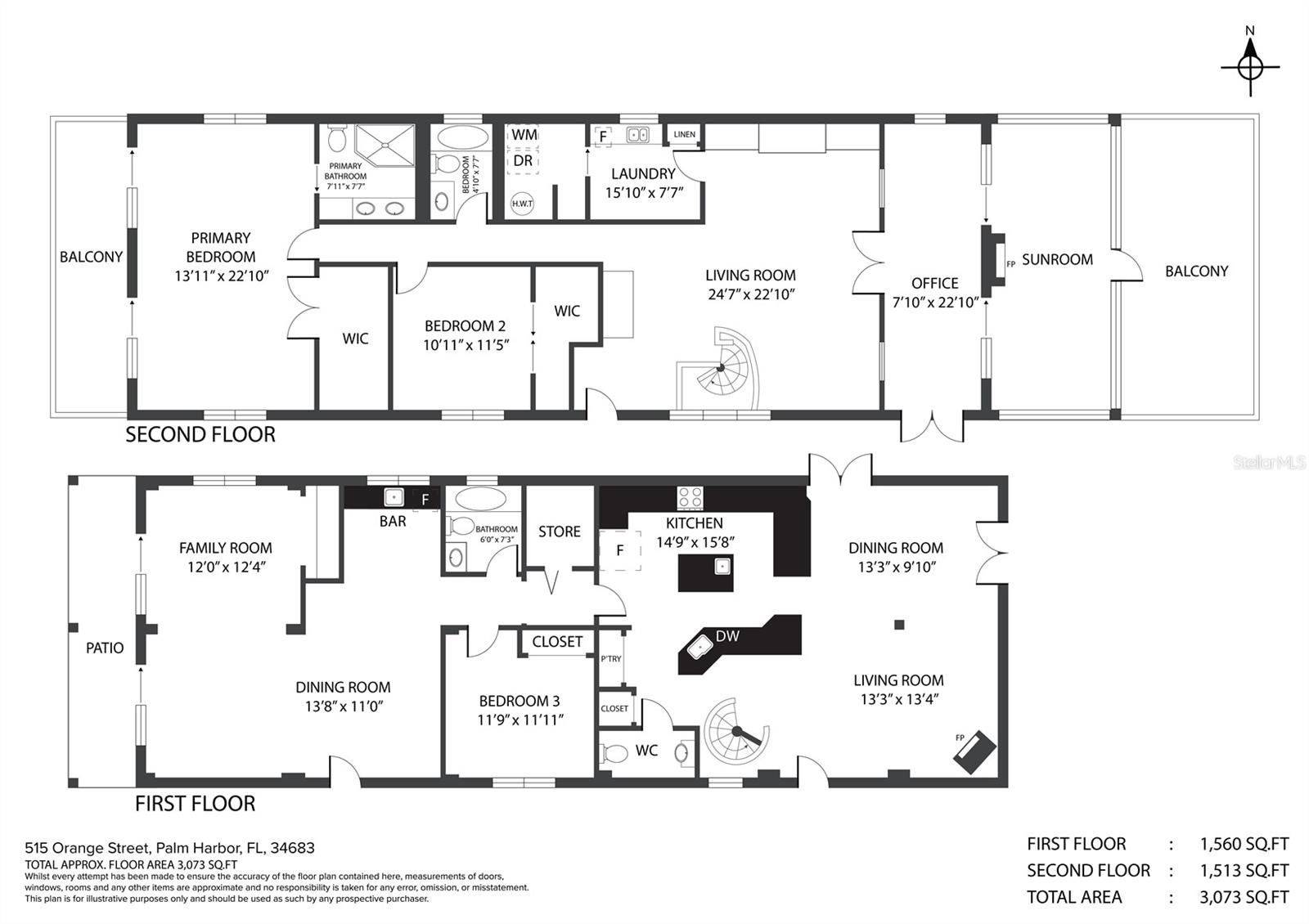 515 ORANGE ST, PALM HARBOR, FL, 34683