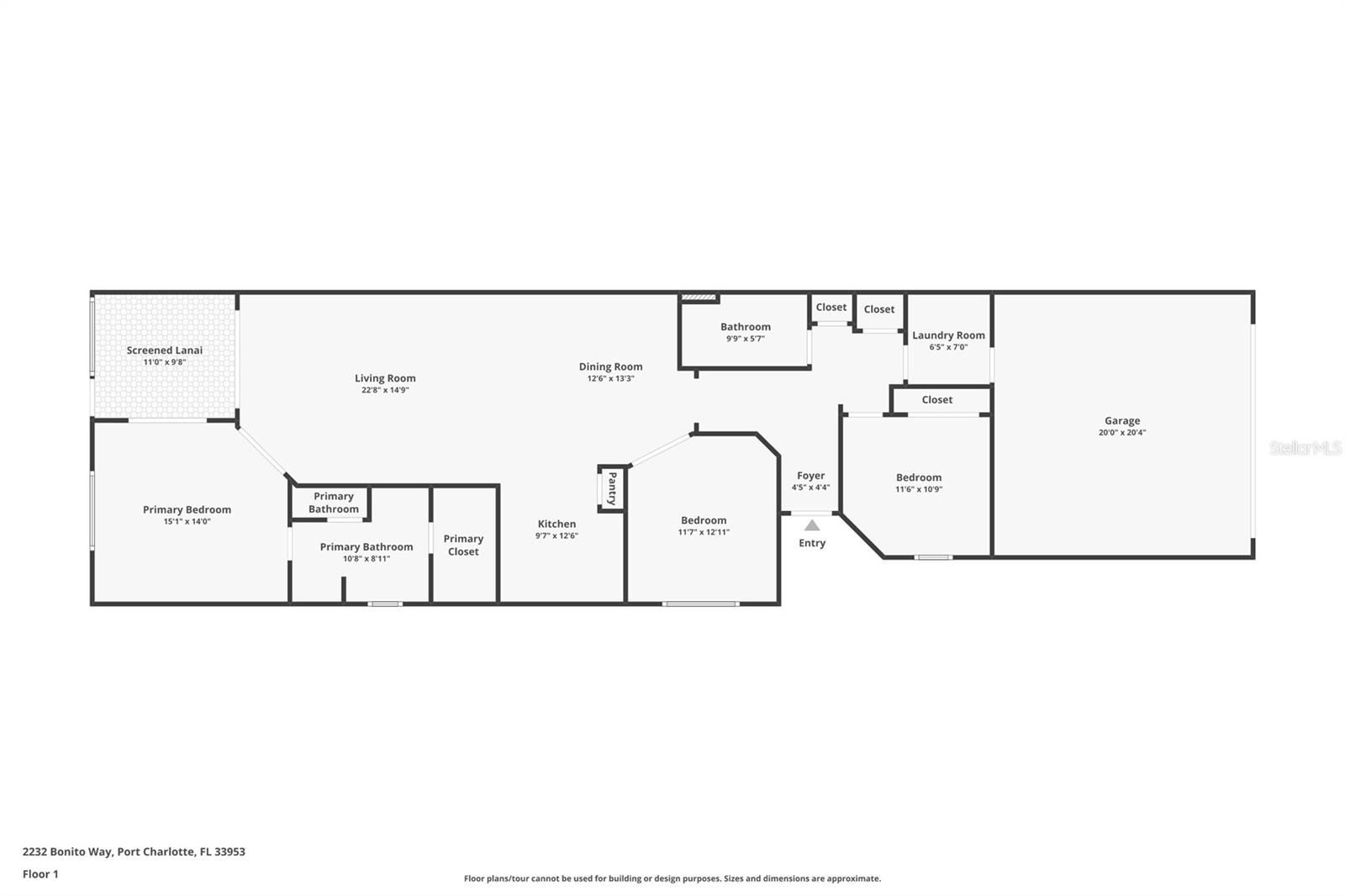 2232 BONITO WAY, PORT CHARLOTTE, FL, 33953