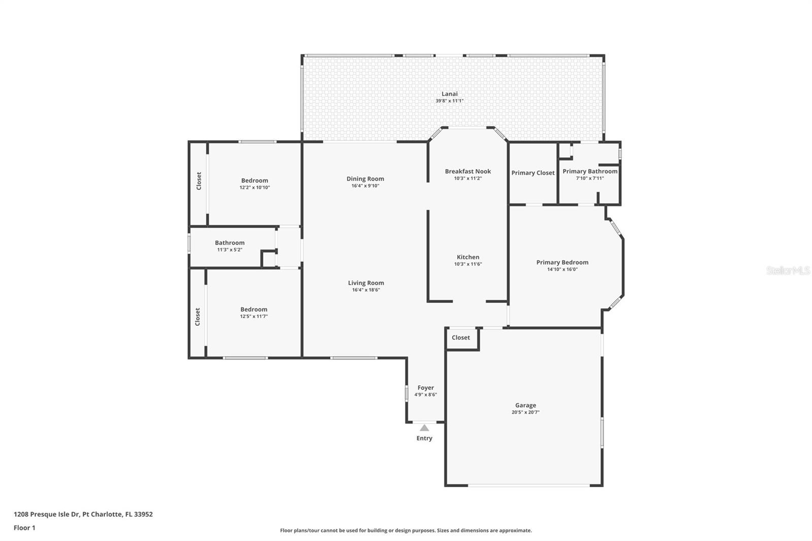 1208 PRESQUE ISLE DR, PORT CHARLOTTE, FL, 33952