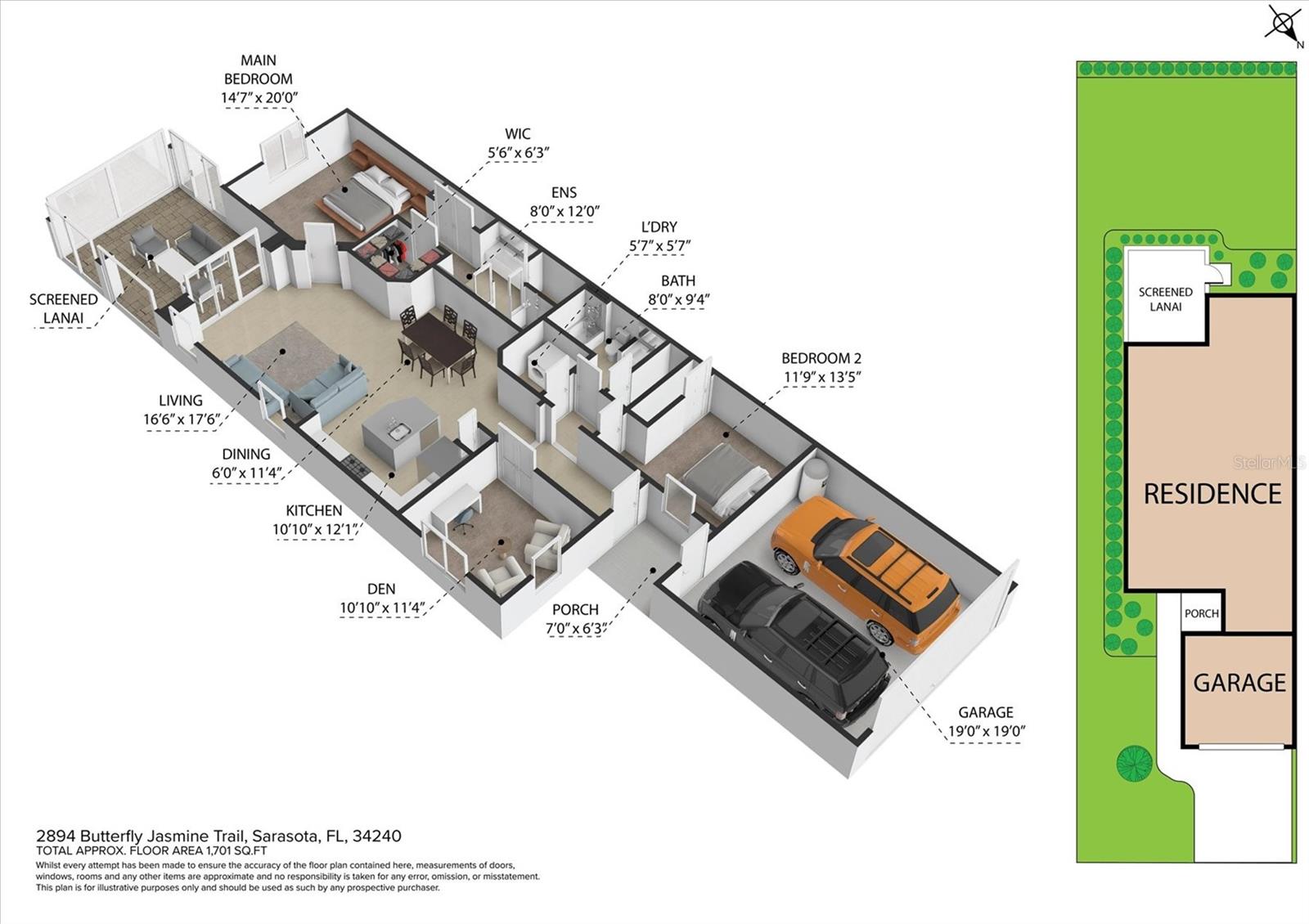 2894 BUTTERFLY JASMINE TRL, SARASOTA, FL, 34240