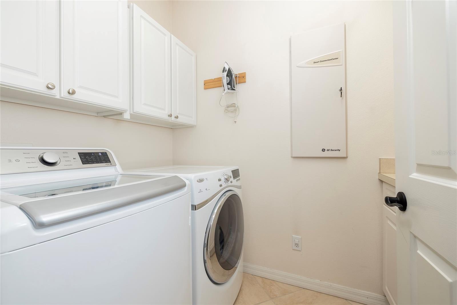 Laundry room by the garage