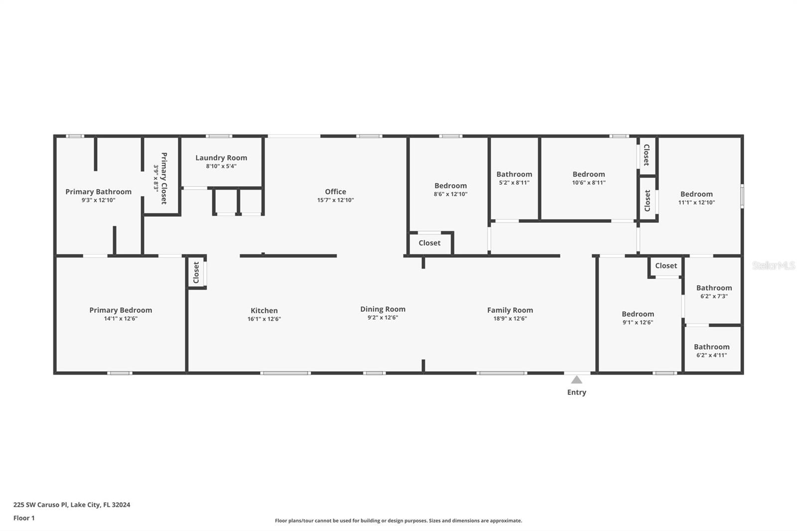 225 SW CARUSO PL, LAKE CITY, FL, 32024