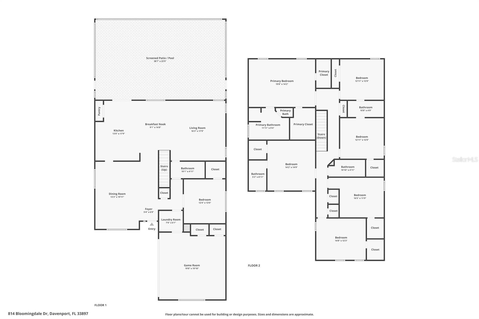 814 BLOOMINGDALE DR, DAVENPORT, FL, 33897