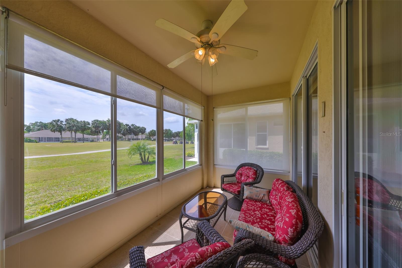 Opens up to the Active Golf Course