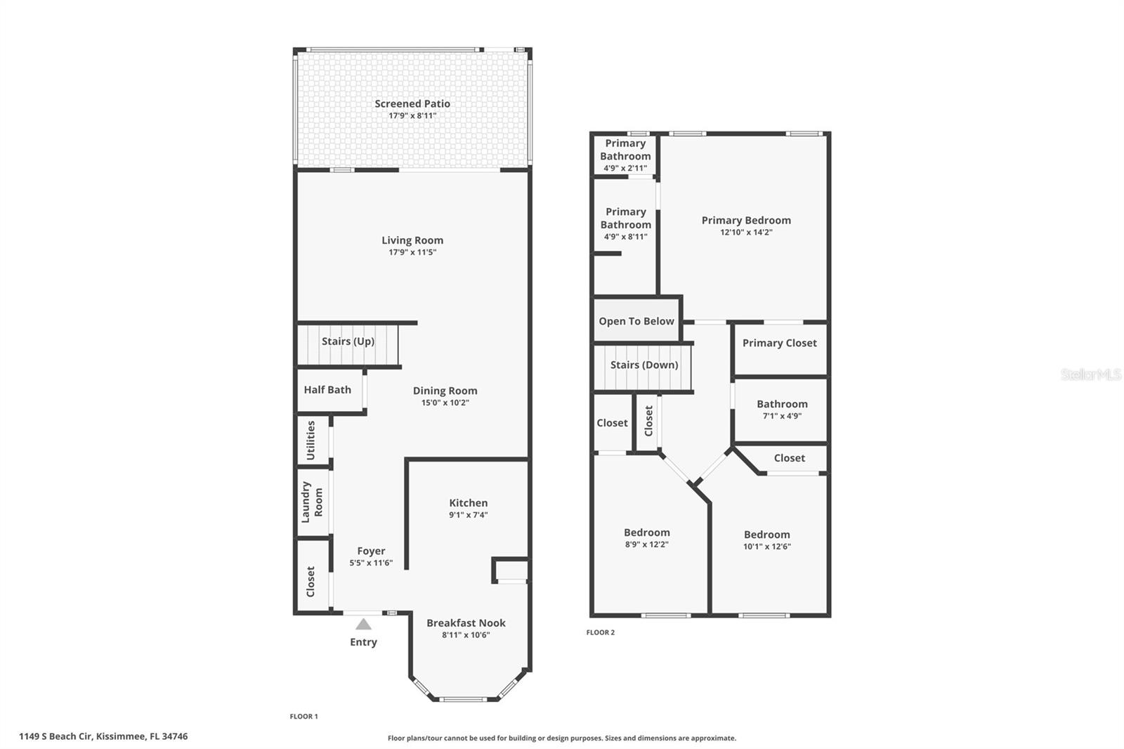 1149 S BEACH CIR, KISSIMMEE, FL, 34746