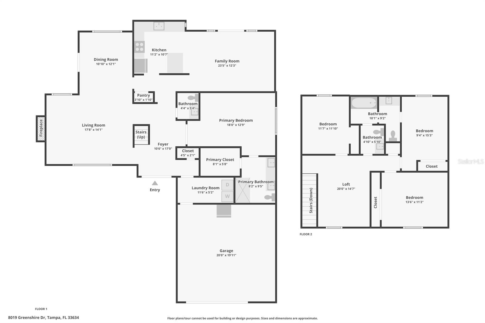 8019 GREENSHIRE DR, TAMPA, FL, 33634