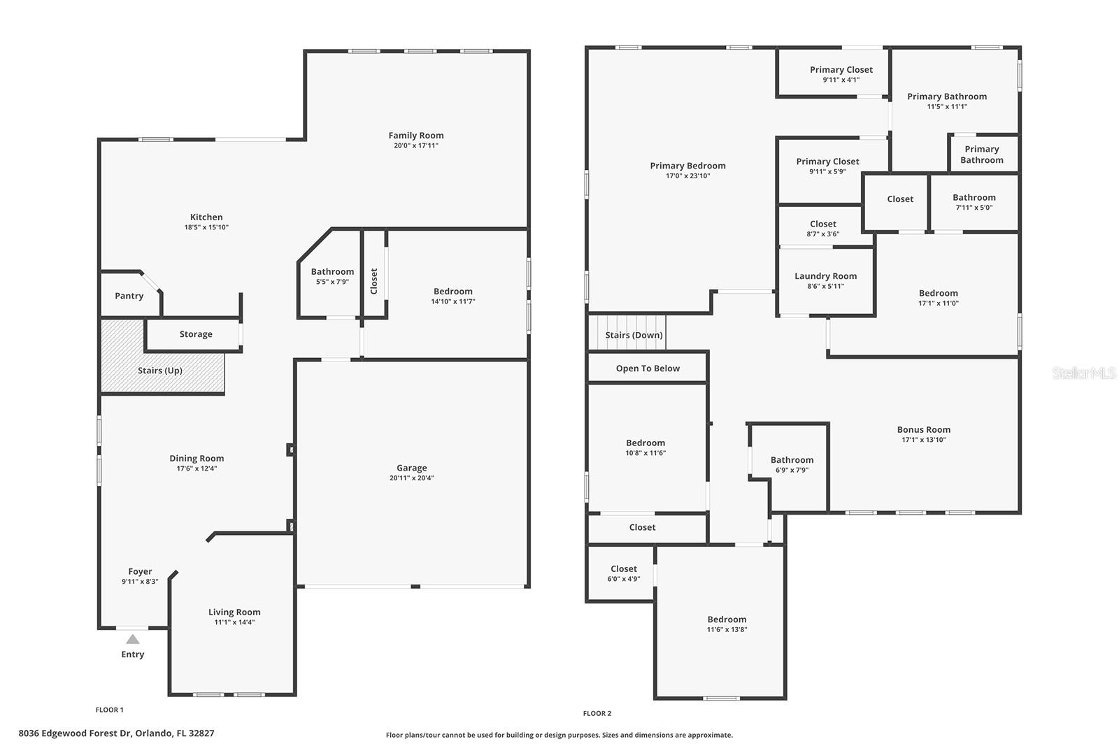 8036 EDGEWOOD FOREST DR, ORLANDO, FL, 32827