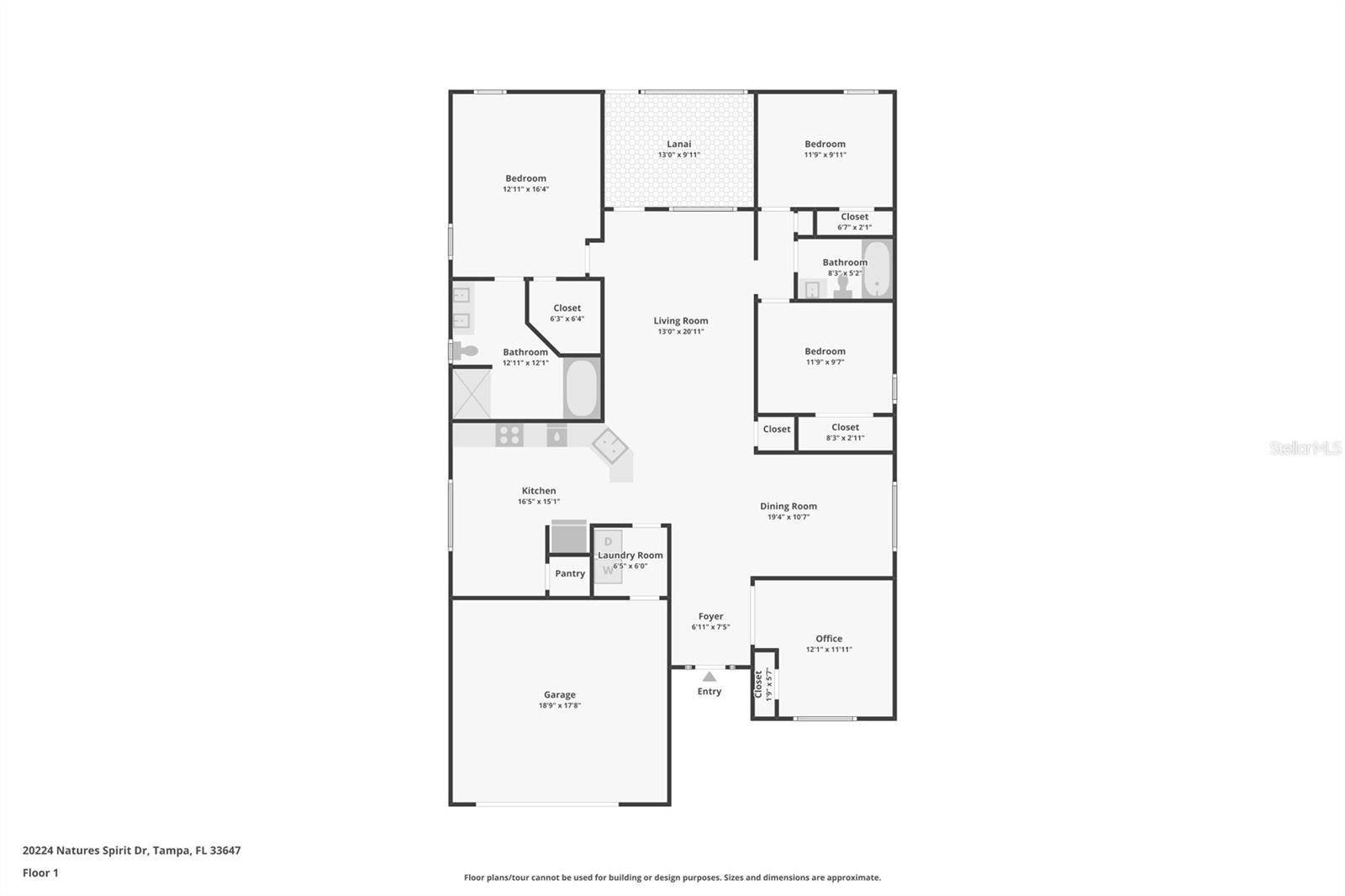20224 NATURES SPIRIT DR, TAMPA, FL, 33647