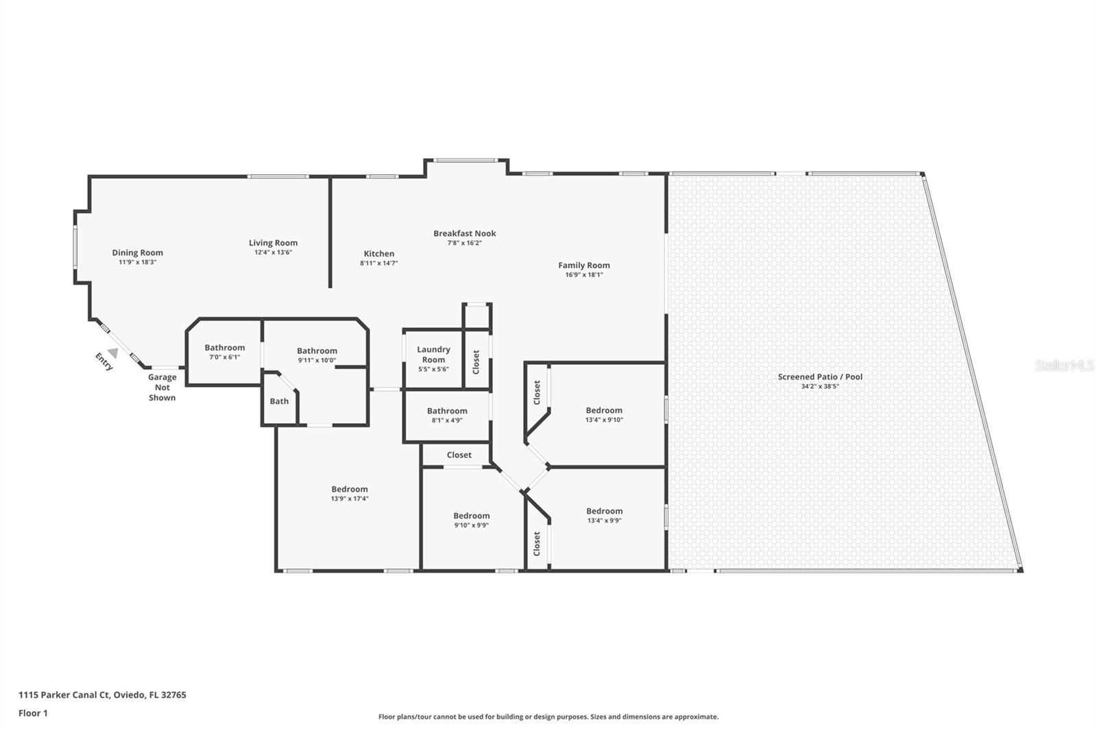 1115 PARKER CANAL CT, OVIEDO, FL, 32765