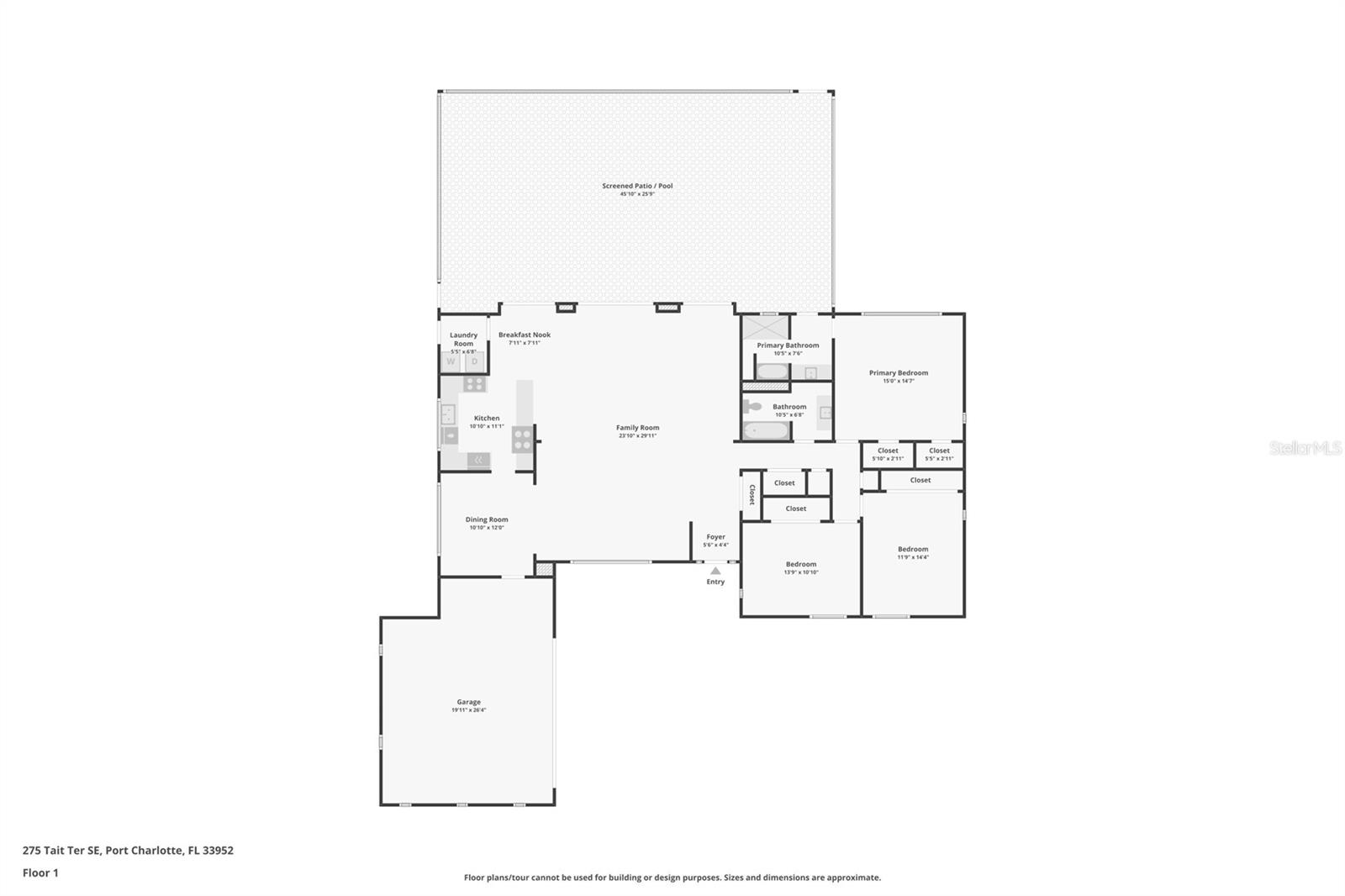 275 TAIT TER SE, PORT CHARLOTTE, FL, 33952