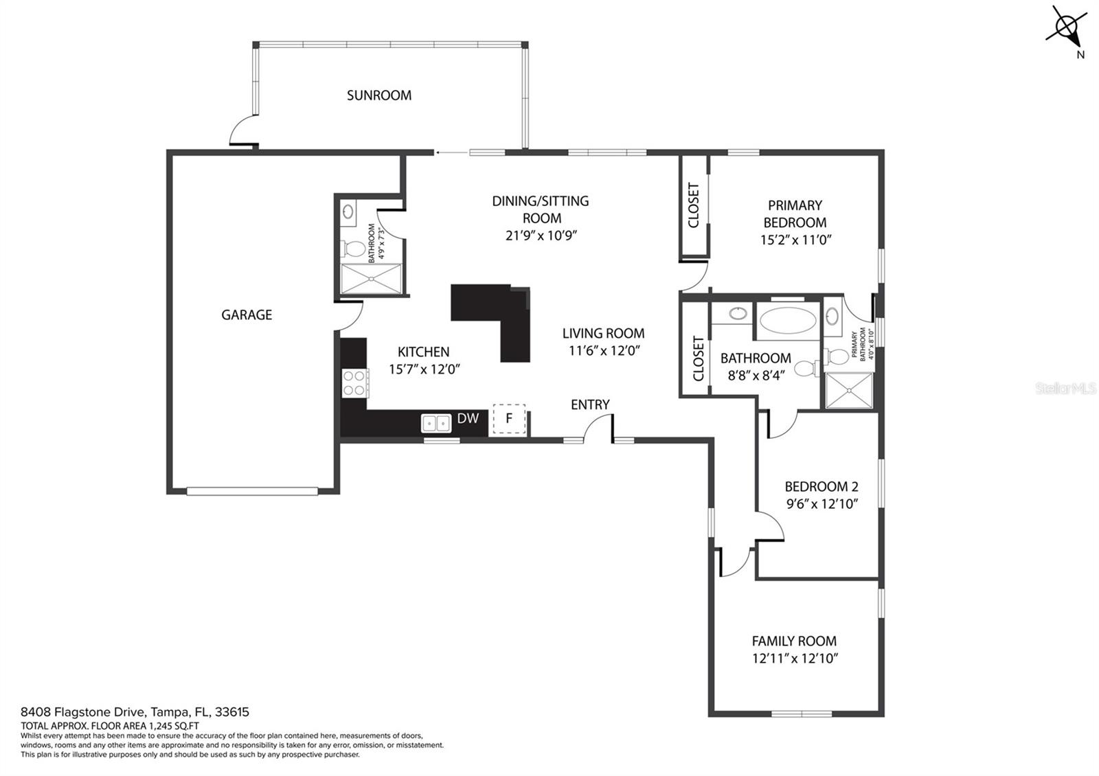 8408 FLAGSTONE DR, TAMPA, FL, 33615