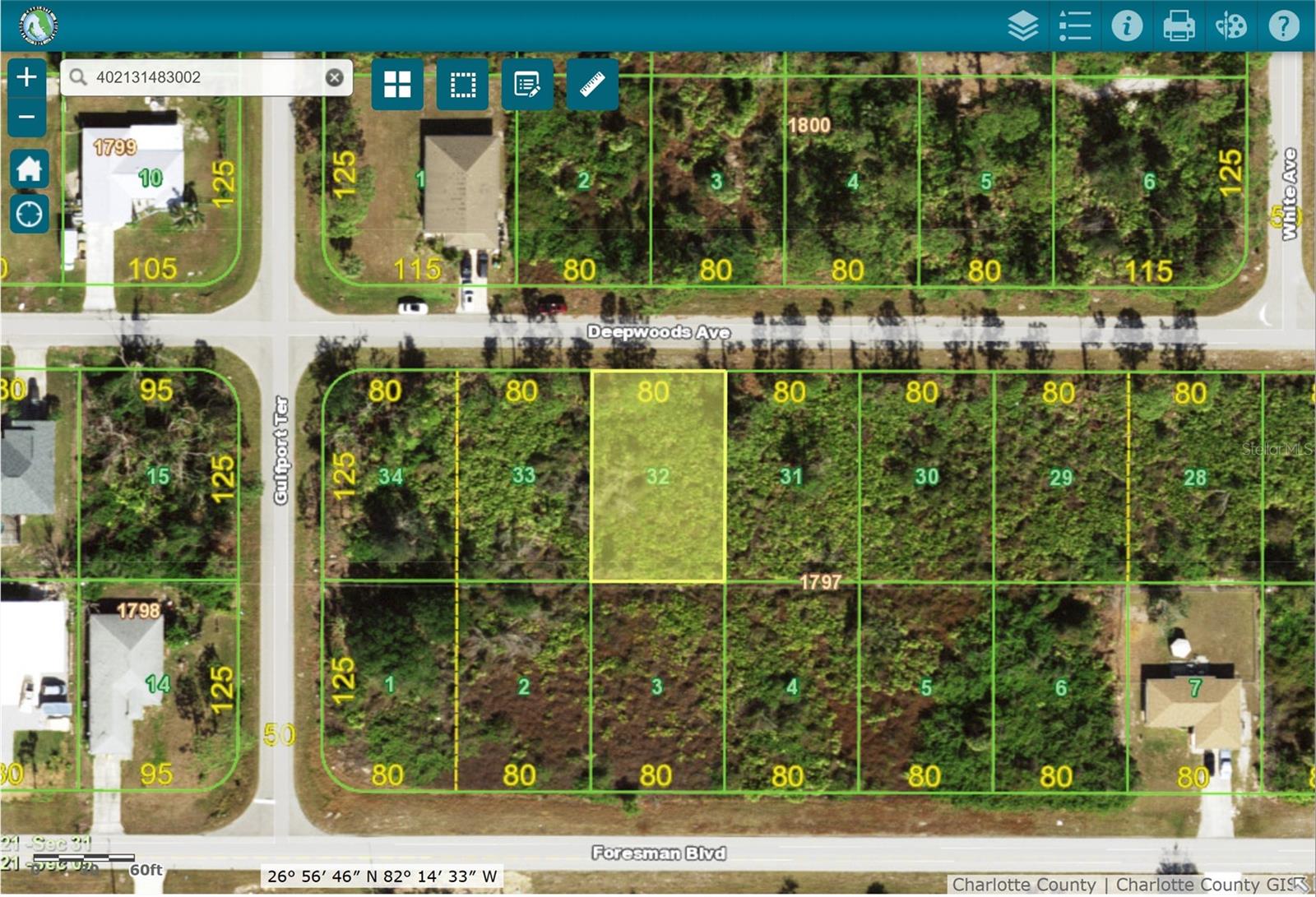12415 DEEPWOODS AVE, PORT CHARLOTTE, FL, 33981