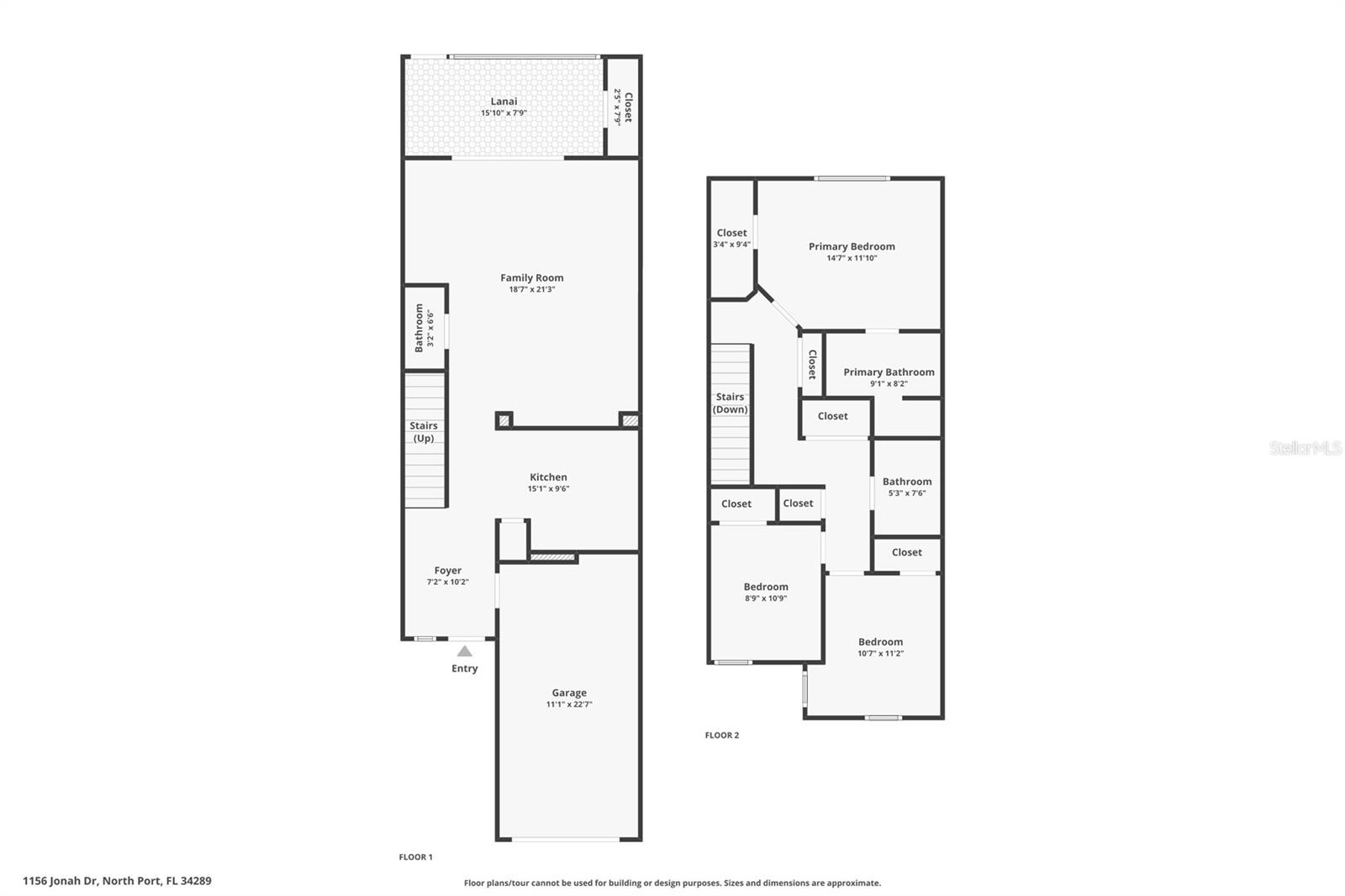 1156 JONAH DR, NORTH PORT, FL, 34289