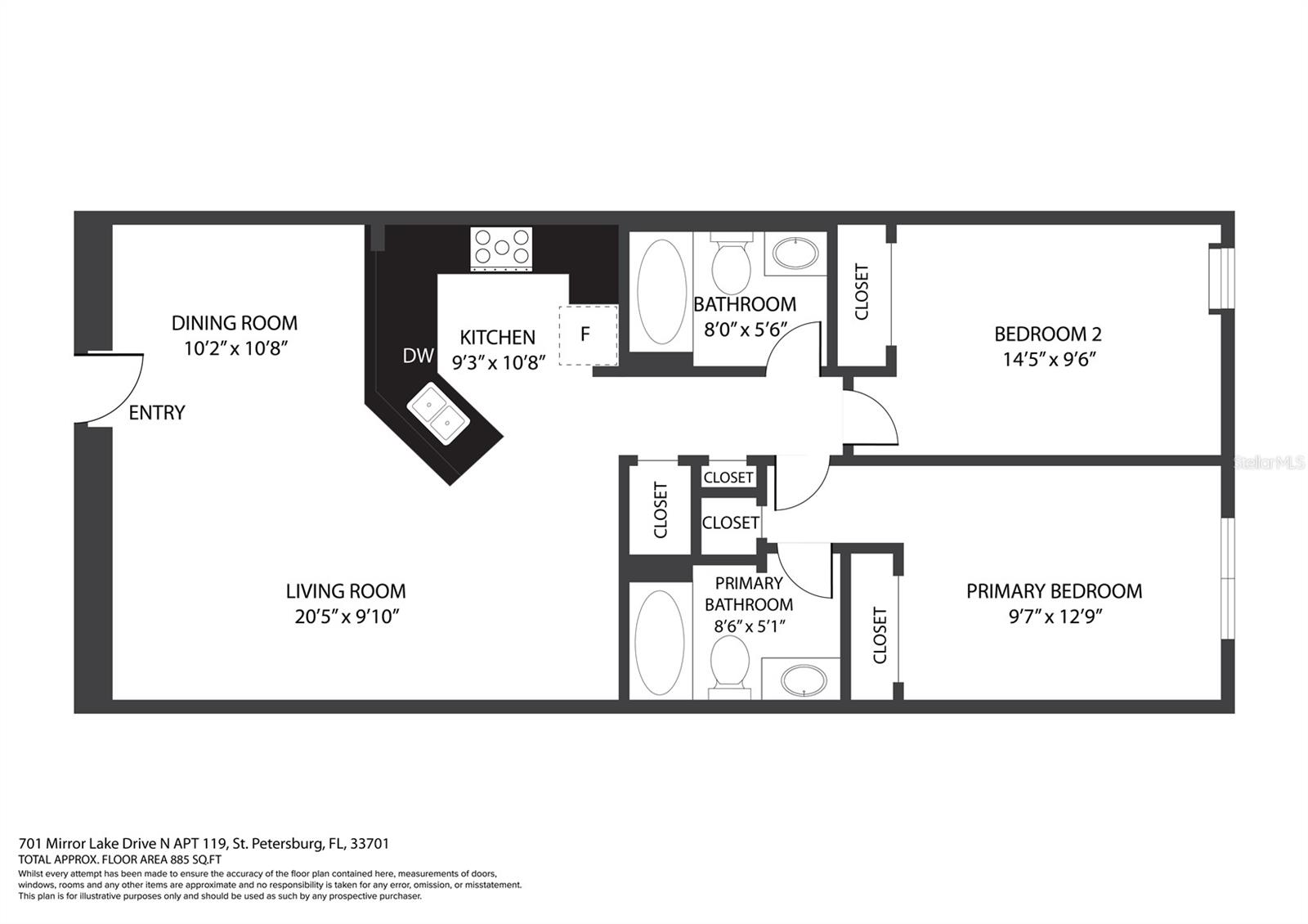 701 MIRROR LAKE DR N #119, ST PETERSBURG, FL, 33701