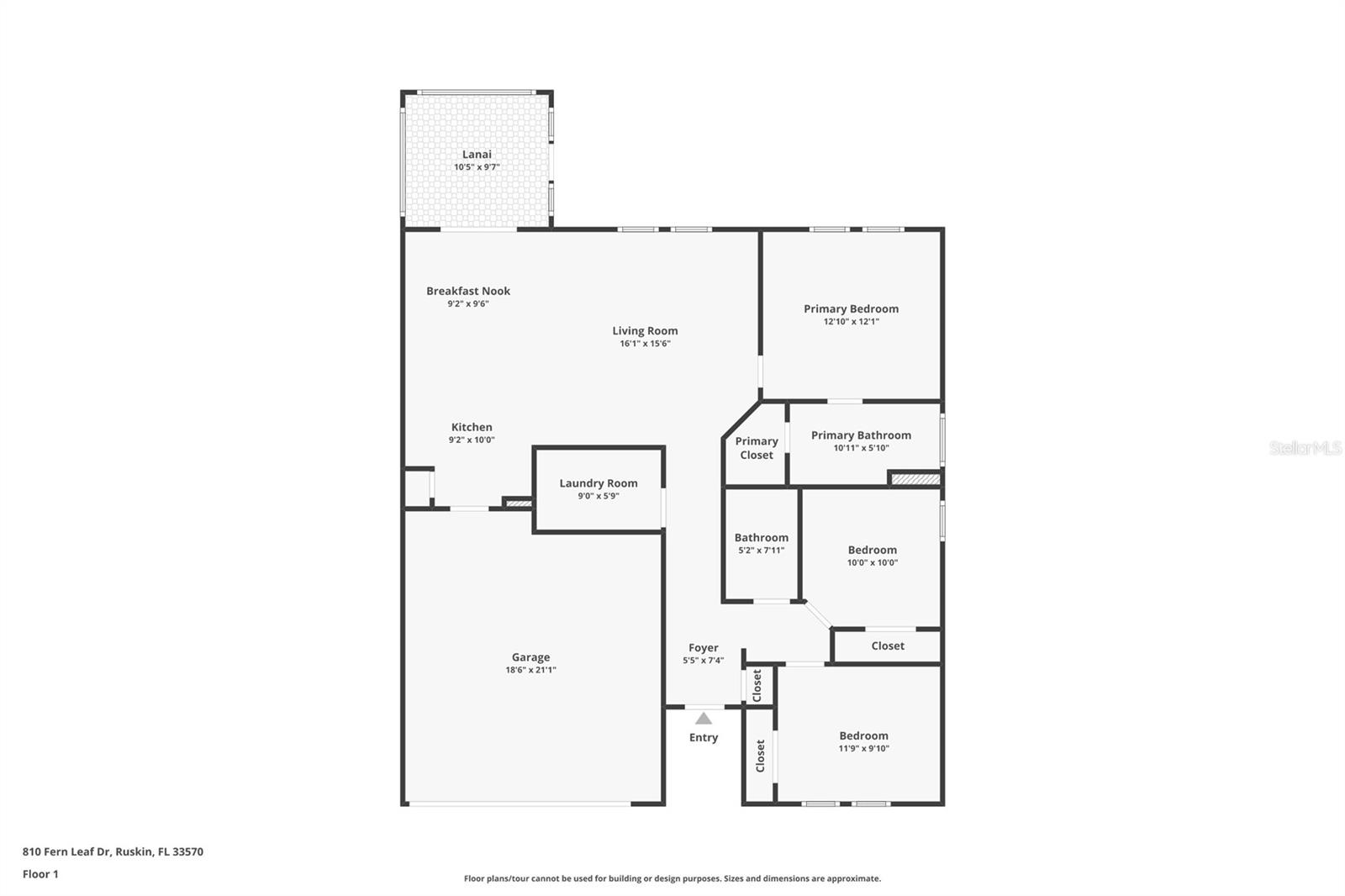 810 FERN LEAF DR, RUSKIN, FL, 33570