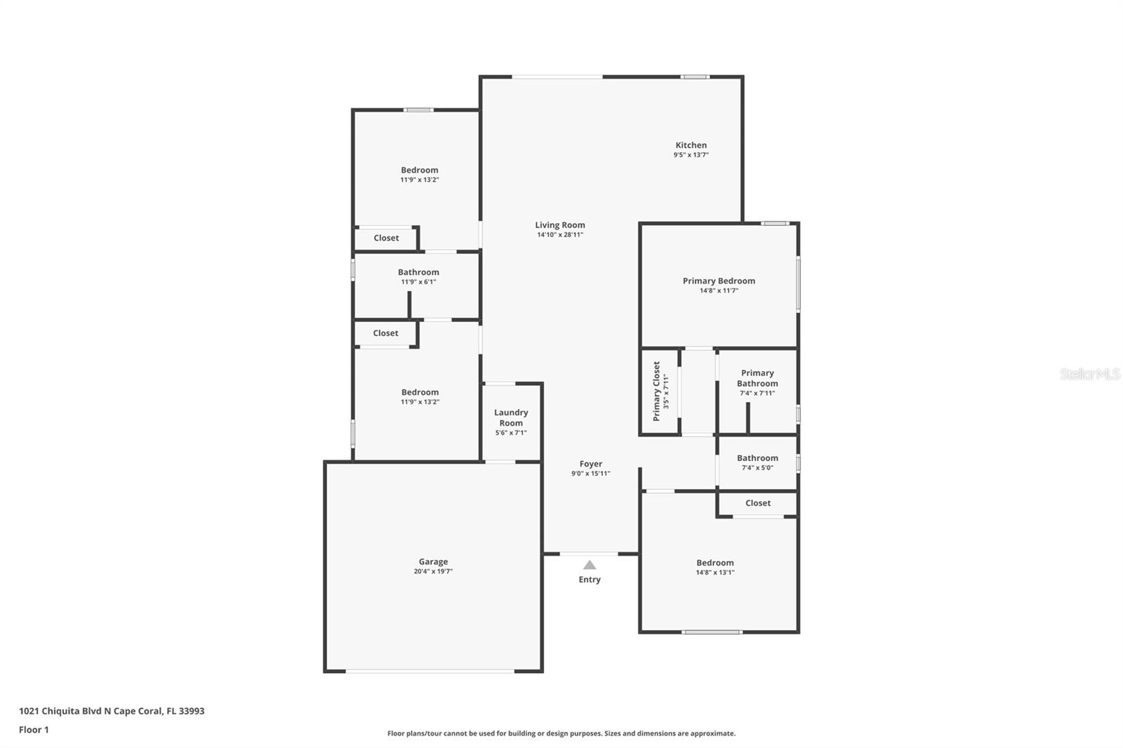 1021 CHIQUITA BLVD N, CAPE CORAL, FL, 33993