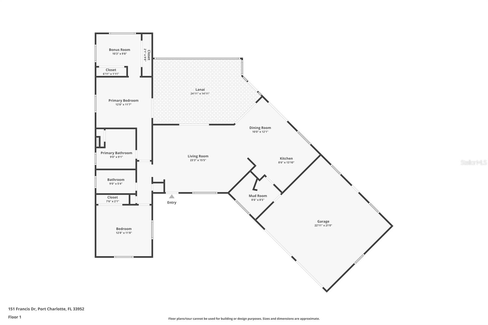 151 FRANCIS DR, PORT CHARLOTTE, FL, 33952