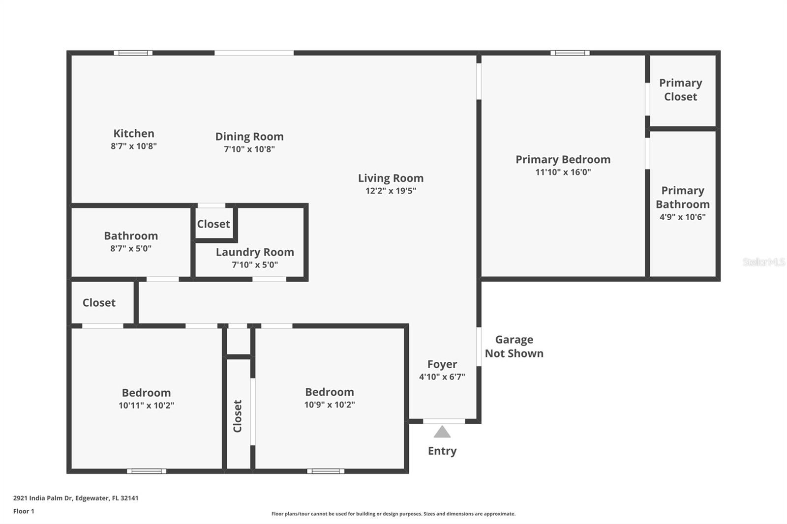 2921 INDIA PALM DR, EDGEWATER, FL, 32141