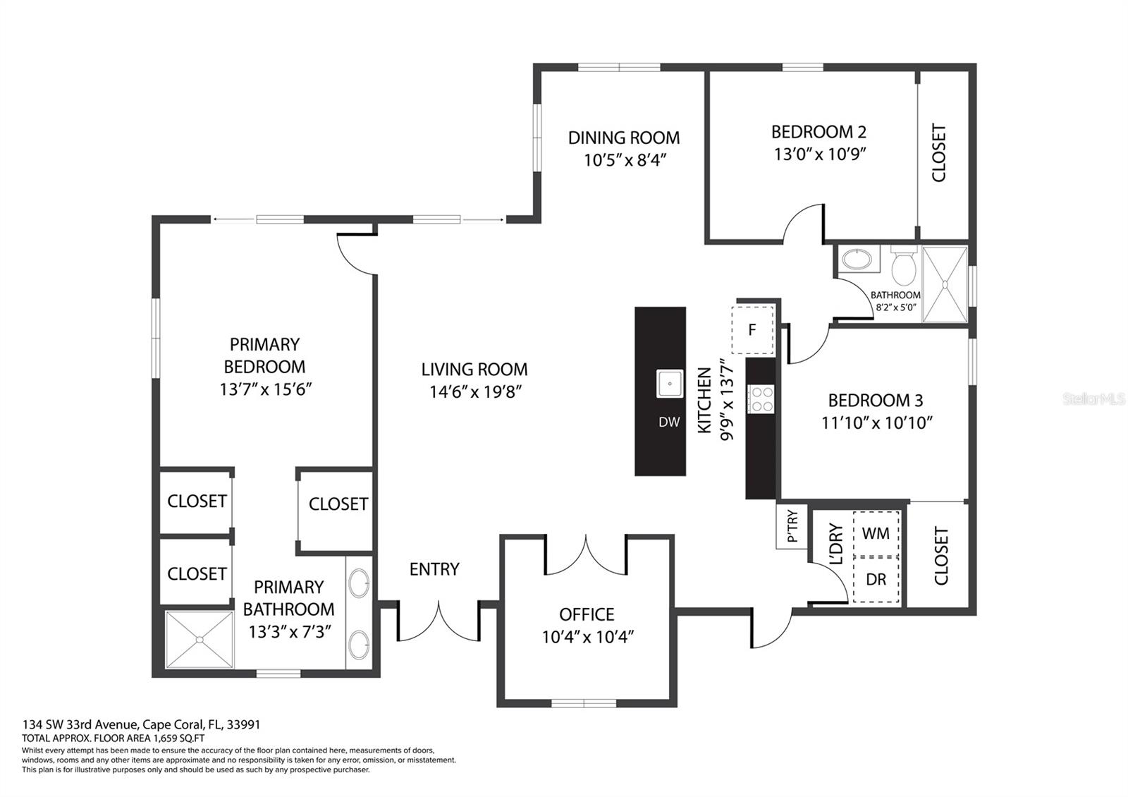 134 SW 33RD AVE, CAPE CORAL, FL, 33991