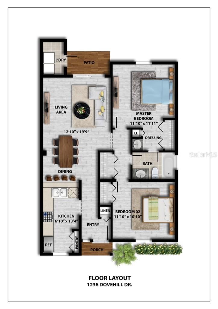 1236 DOVEHILL DR, APOPKA, FL, 32703