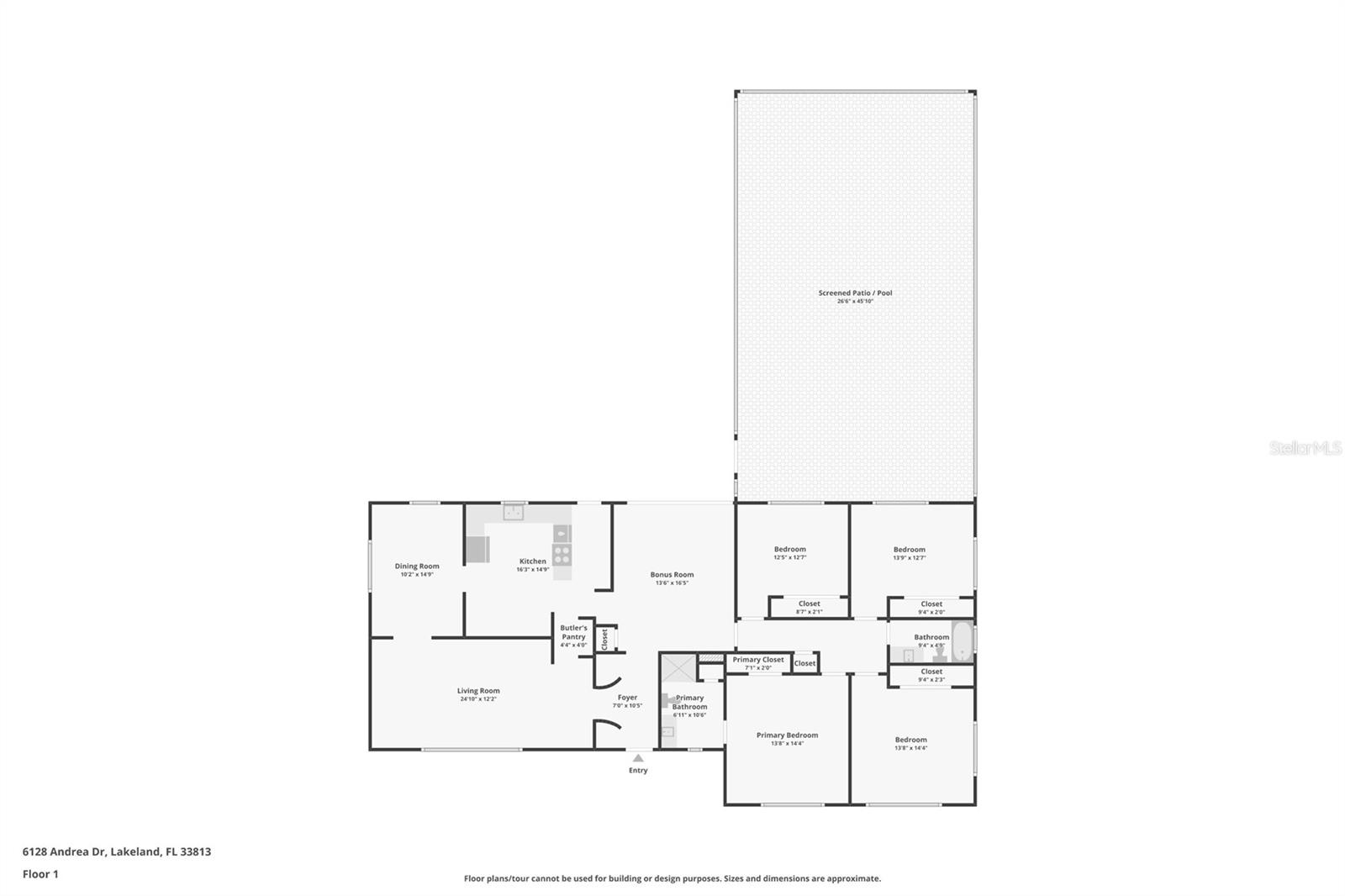 6128 ANDREA DR, LAKELAND, FL, 33813