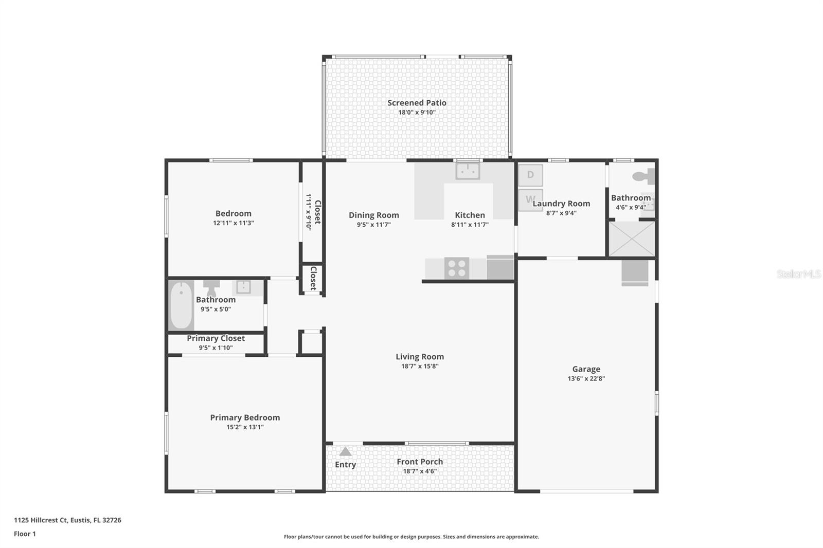 1125 HILLCREST CT, EUSTIS, FL, 32726