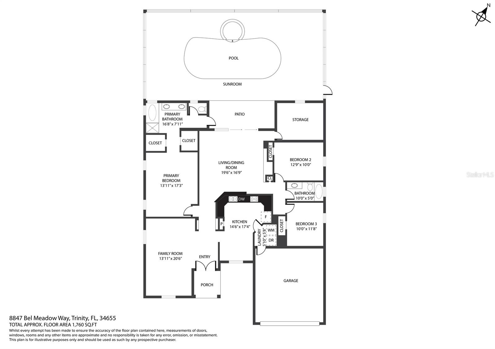 8847 BEL MEADOW WAY, TRINITY, FL, 34655