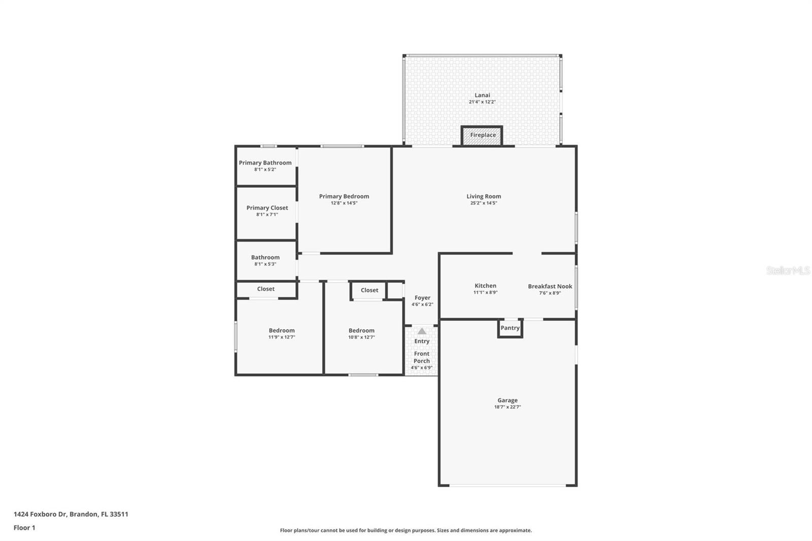 1424 FOXBORO DR, BRANDON, FL, 33511