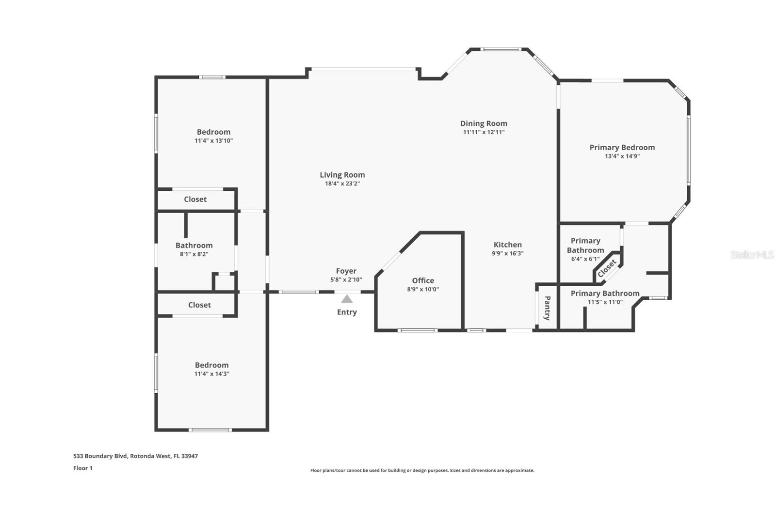 533 BOUNDARY BLVD, ROTONDA WEST, FL, 33947