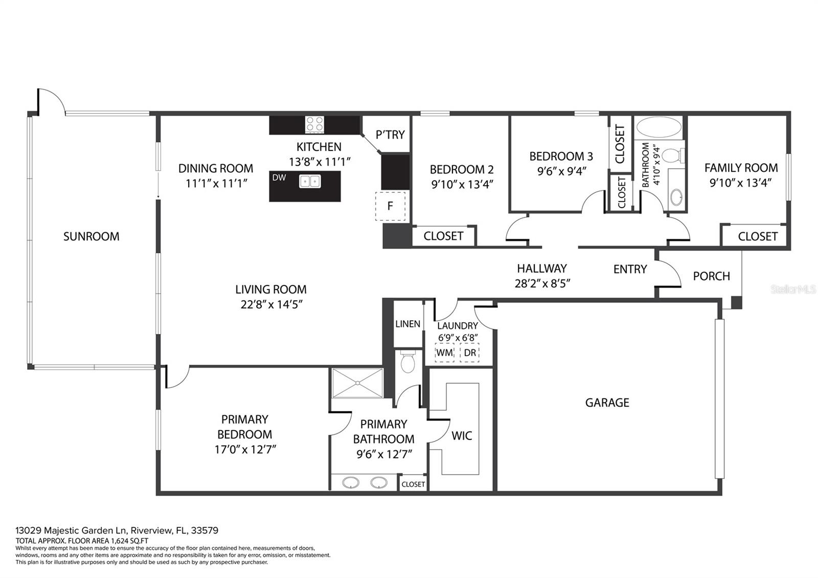 13029 MAJESTIC GARDEN LN, RIVERVIEW, FL, 33579
