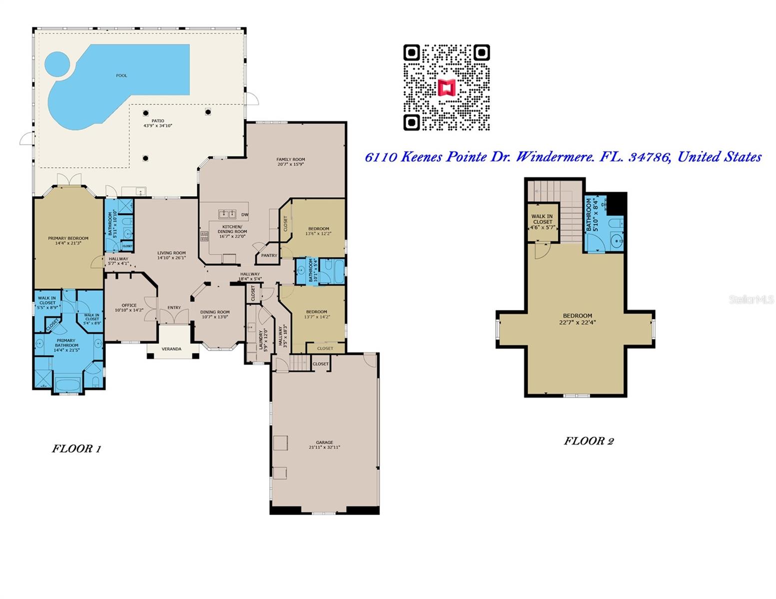 6110 KEENES POINTE DR, WINDERMERE, FL, 34786