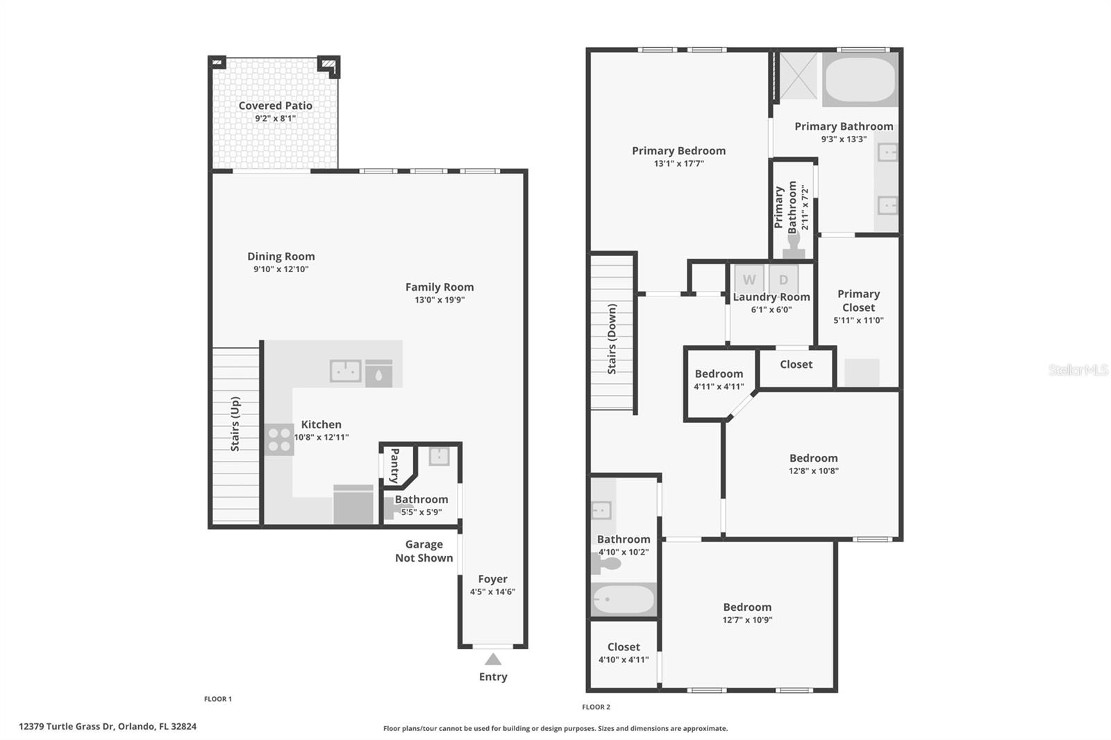 12379 TURTLE GRASS DR, ORLANDO, FL, 32824