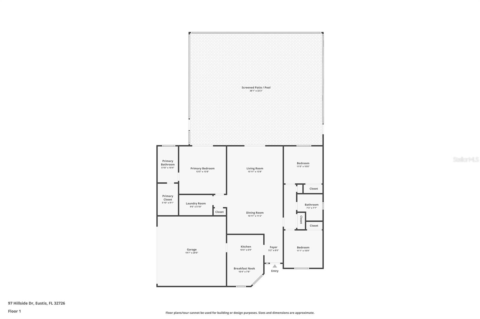 97 HILLSIDE DR, EUSTIS, FL, 32726