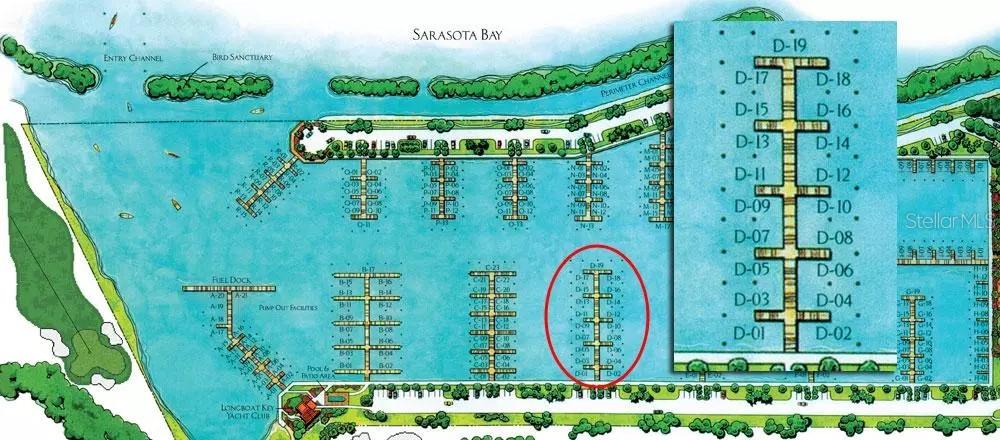 2800 HARBOURSIDE DRIVE DR #D-19 D-20, LONGBOAT KEY, FL, 34228