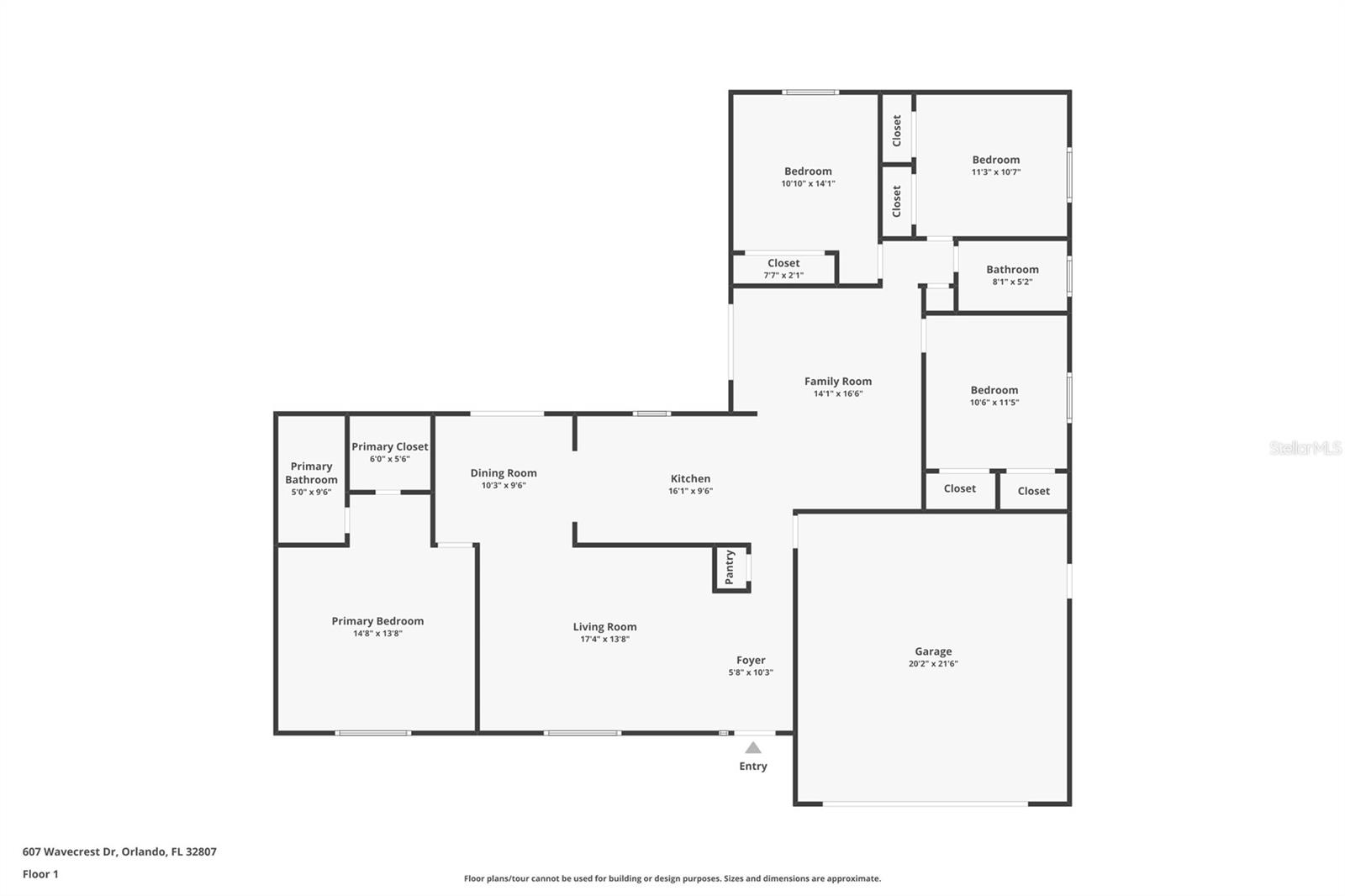 607 WAVECREST DR, ORLANDO, FL, 32807