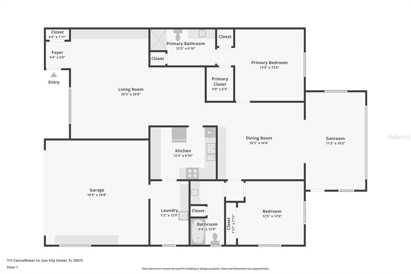 111 CACTUSFLOWER LN, SUN CITY CENTER, FL, 33573