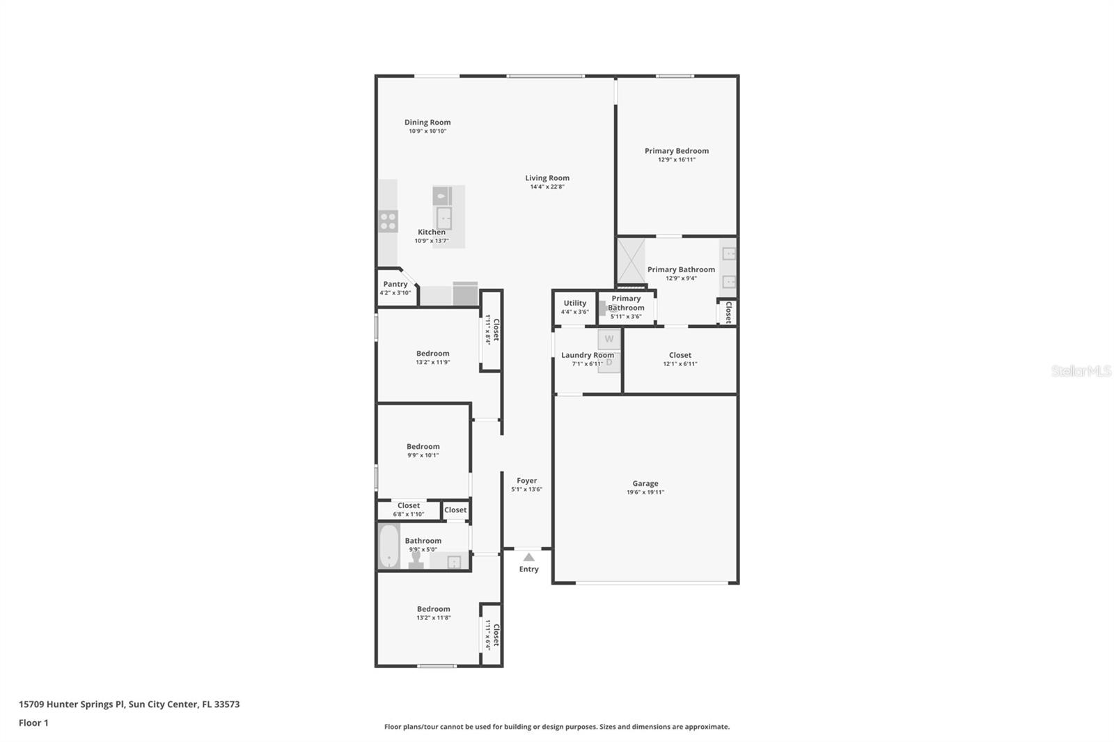 15709 HUNTER SPRINGS PL, SUN CITY CENTER, FL, 33573