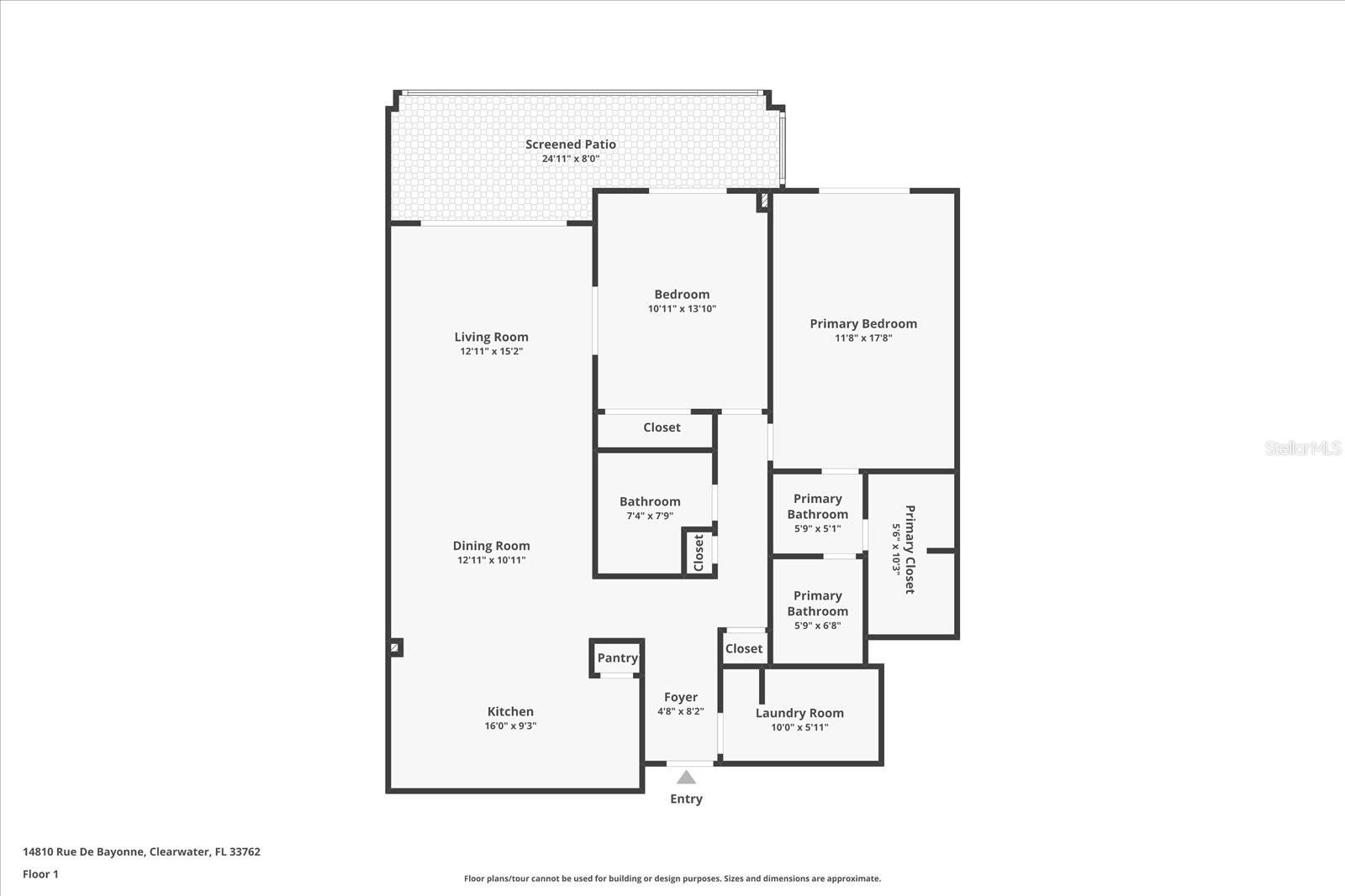 14810 RUE DE BAYONNE #2D, CLEARWATER, FL, 33762