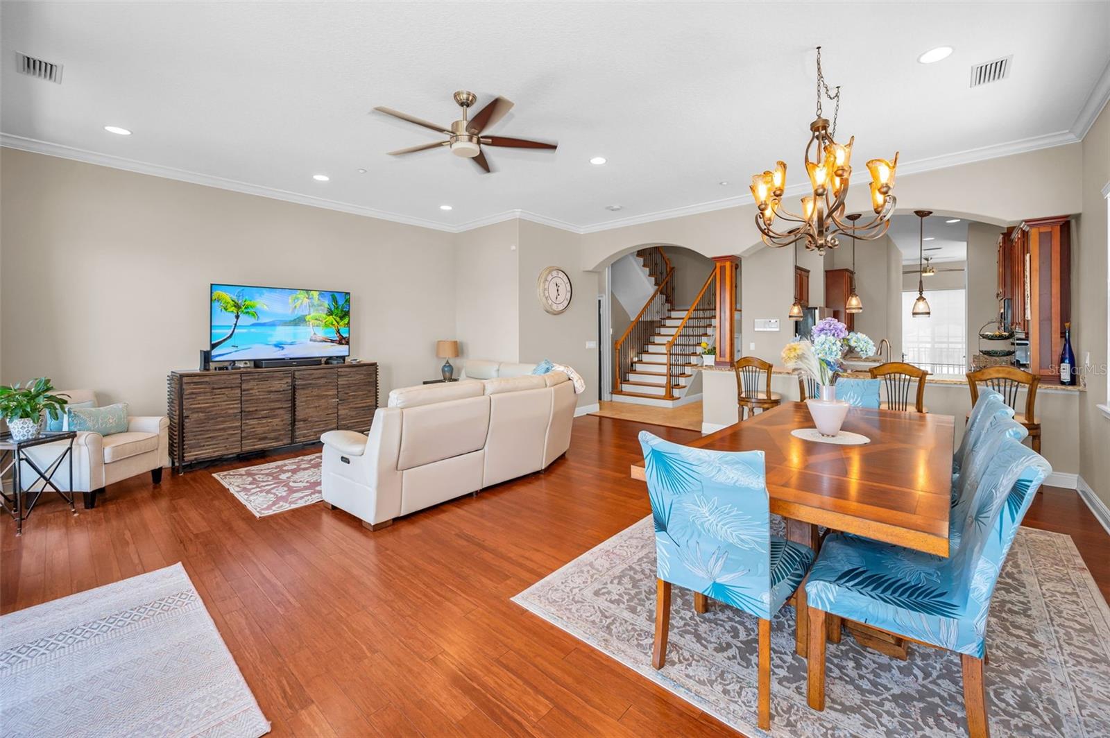 Living Dining Kitchen open concept