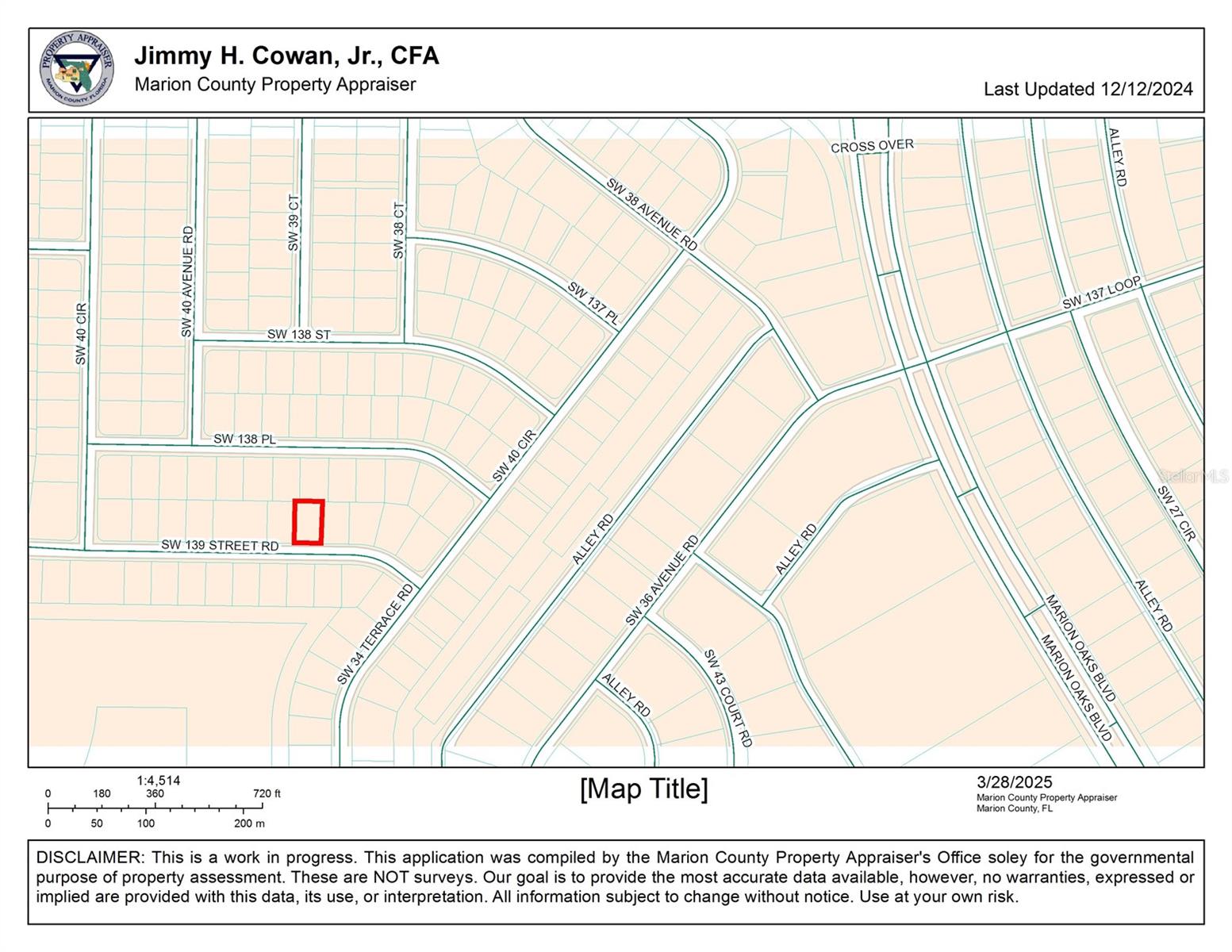0 SW 139TH ST RD, OCALA, FL, 34473
