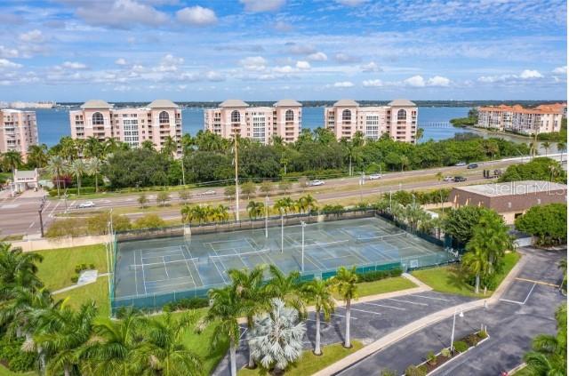 Clay tennis courts