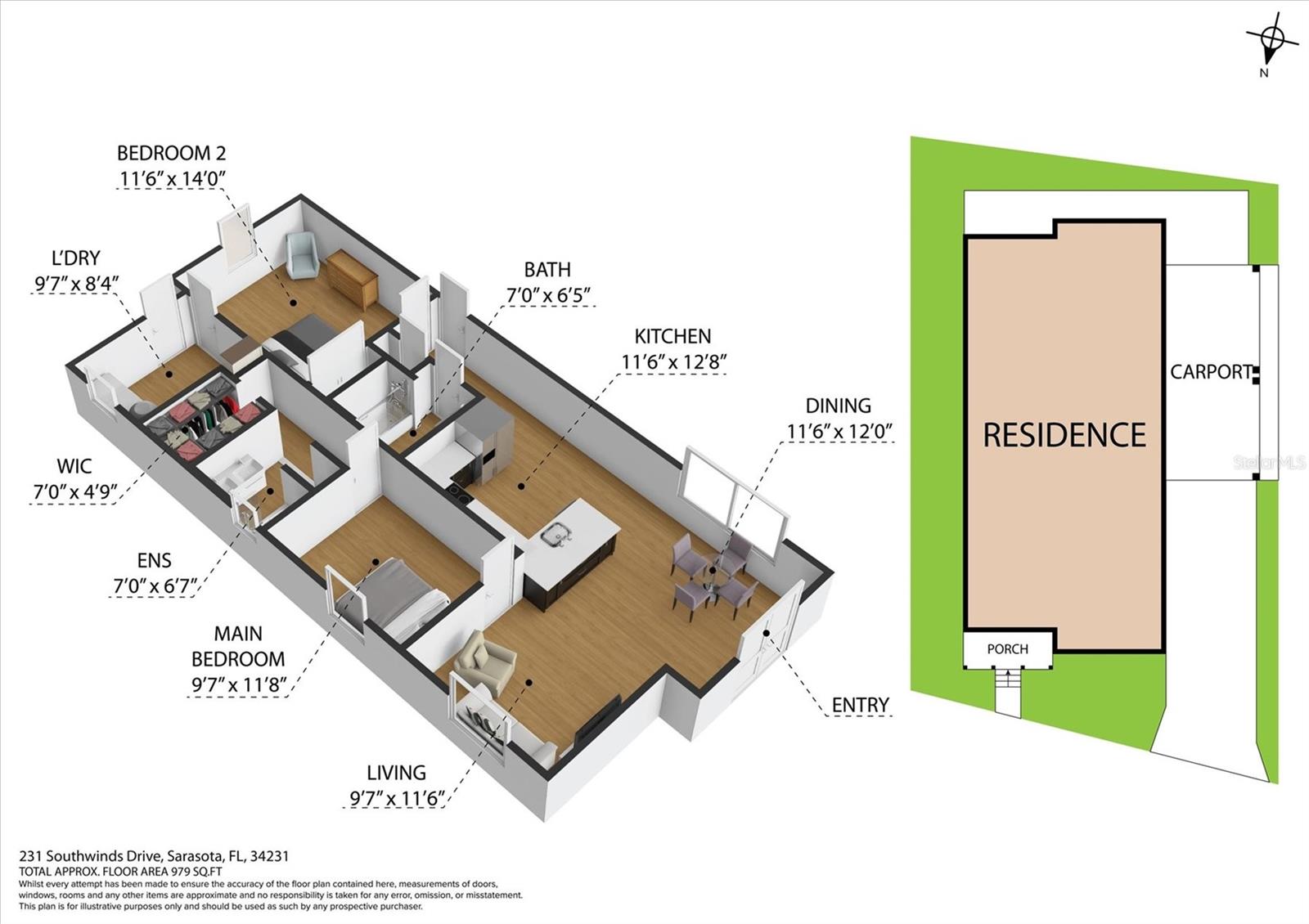 231 SOUTHWINDS DR, SARASOTA, FL, 34231