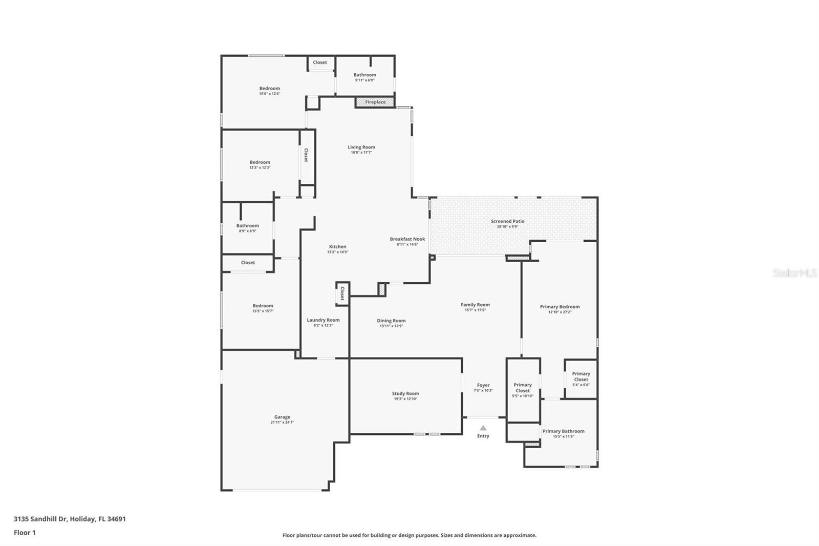 3136 SANDHILL DR, HOLIDAY, FL, 34691