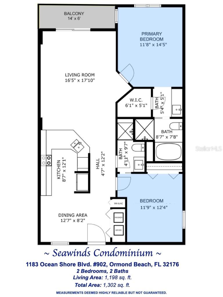 1183 OCEAN SHORE BLVD #902, ORMOND BEACH, FL, 32176