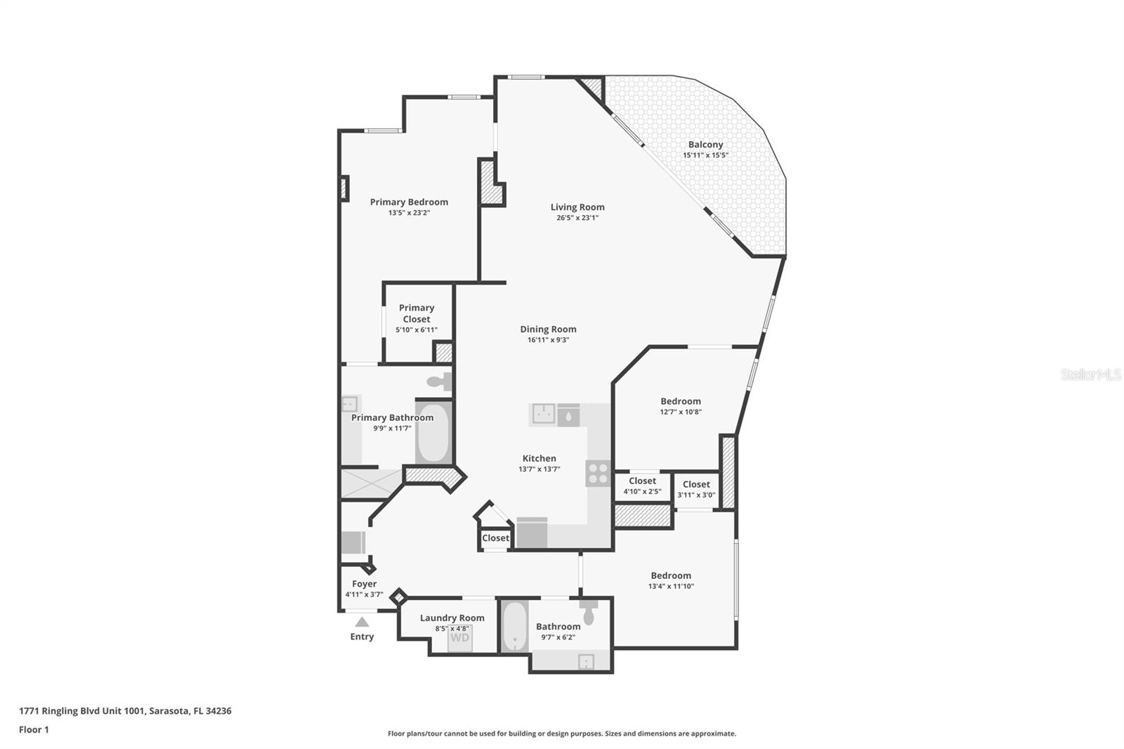 1771 RINGLING BLVD #1001, SARASOTA, FL, 34236