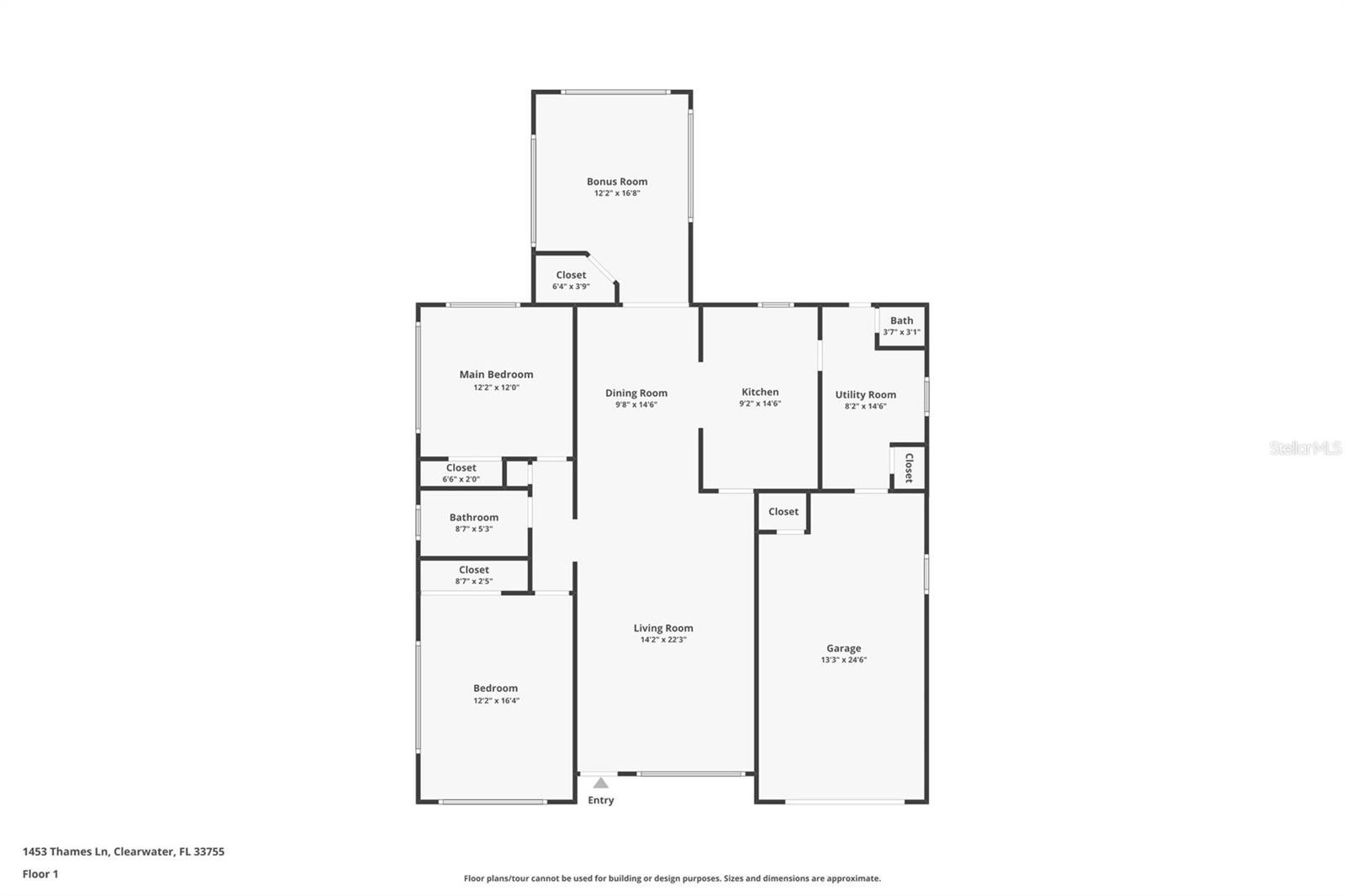 1453 THAMES LN, CLEARWATER, FL, 33755