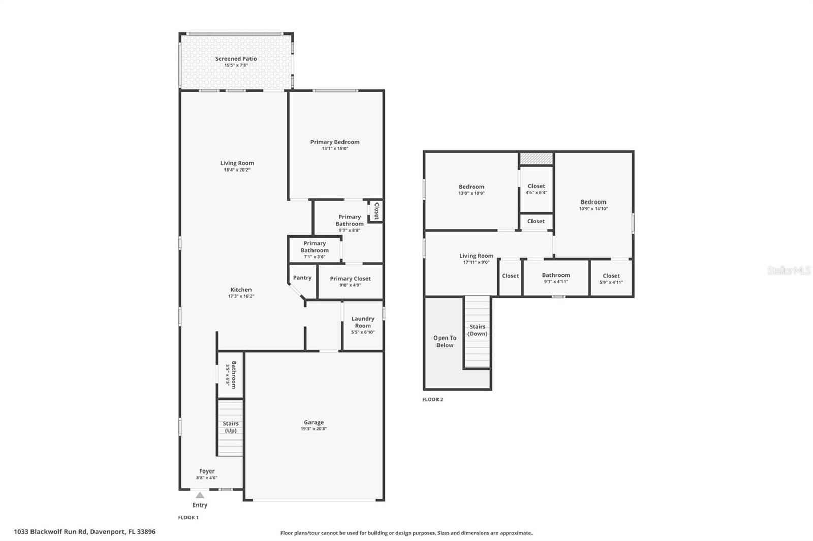 1033 BLACKWOLF RUN RD, DAVENPORT, FL, 33896